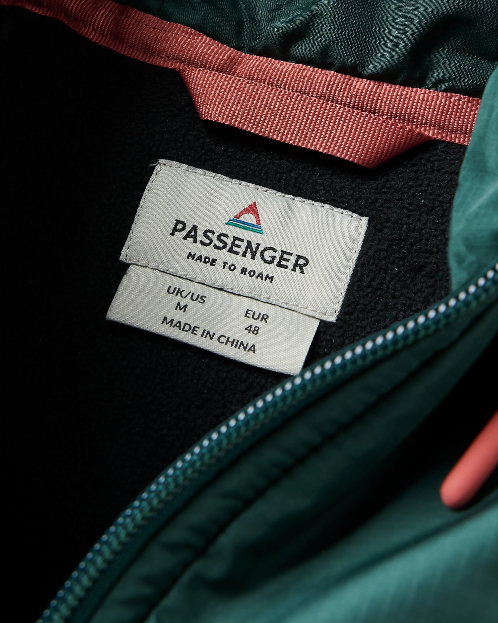 Woodland Recycled Polar-lined Sherpa Fleece - Black/ Dark Forest - Flatlay