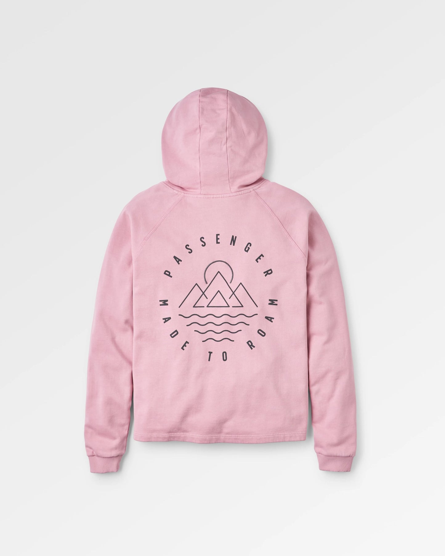 Remote Recycled Cotton Hoodie - Pink Haze - Flatlay