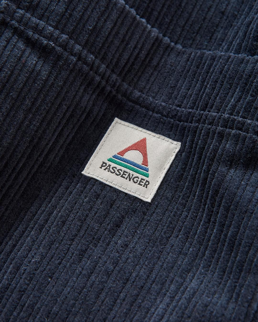 Flint Corduroy Overshirt - Deep Navy - Flatlay
