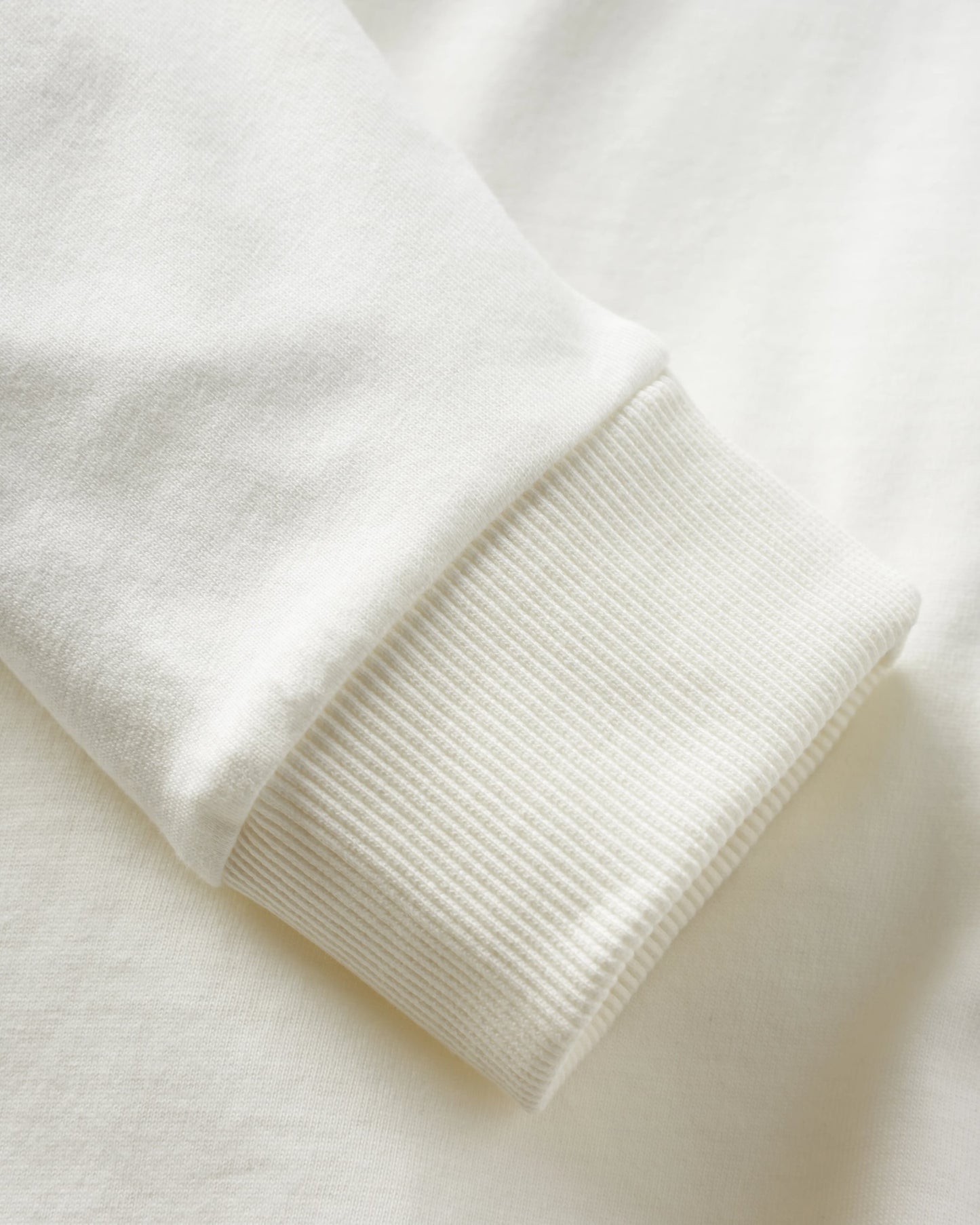 Better Outside Organic Cotton Oversized LS T-Shirt - Marshmallow - Flatlay