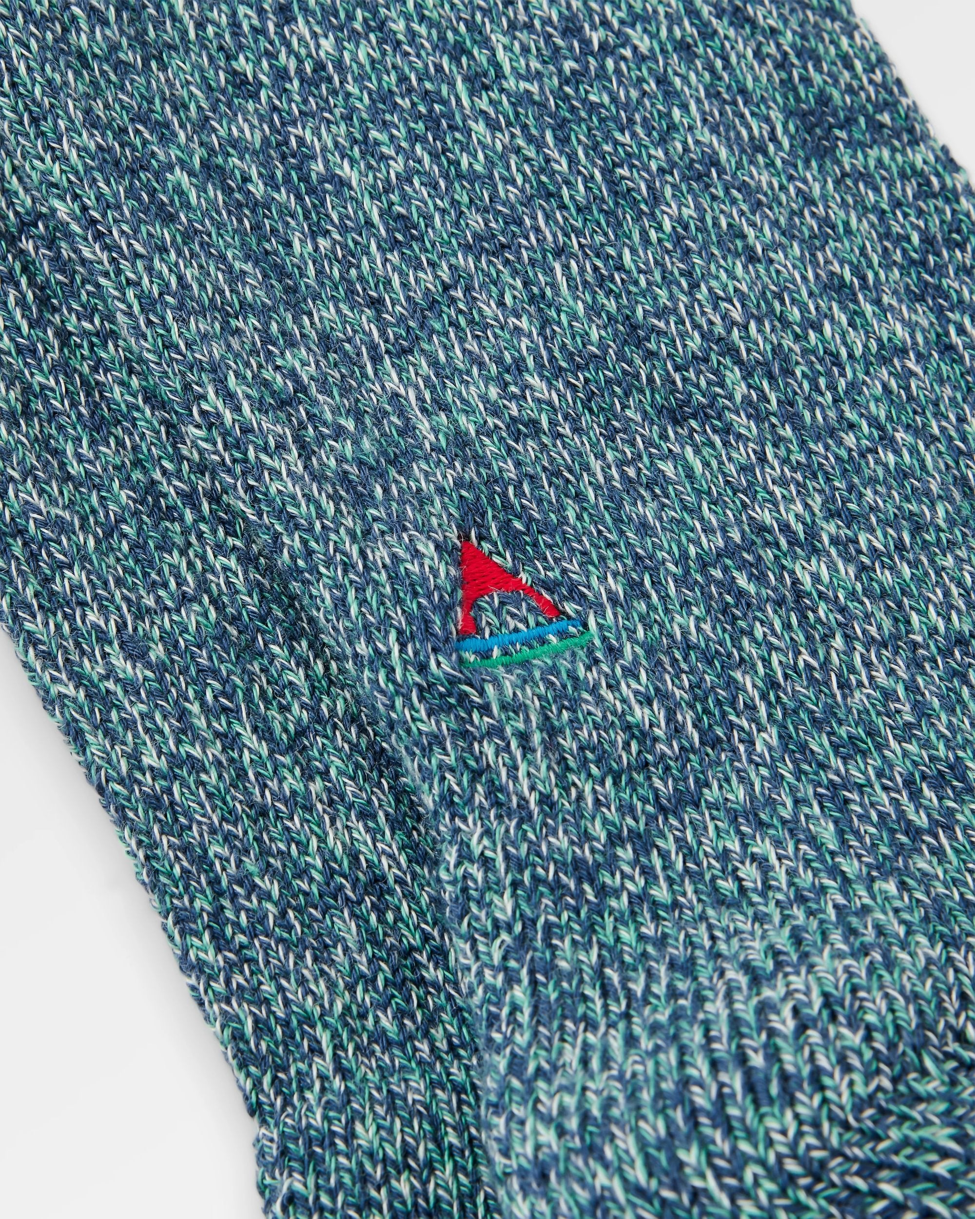 Thorne Heavyweight Sock - Rich Navy - Flatlay