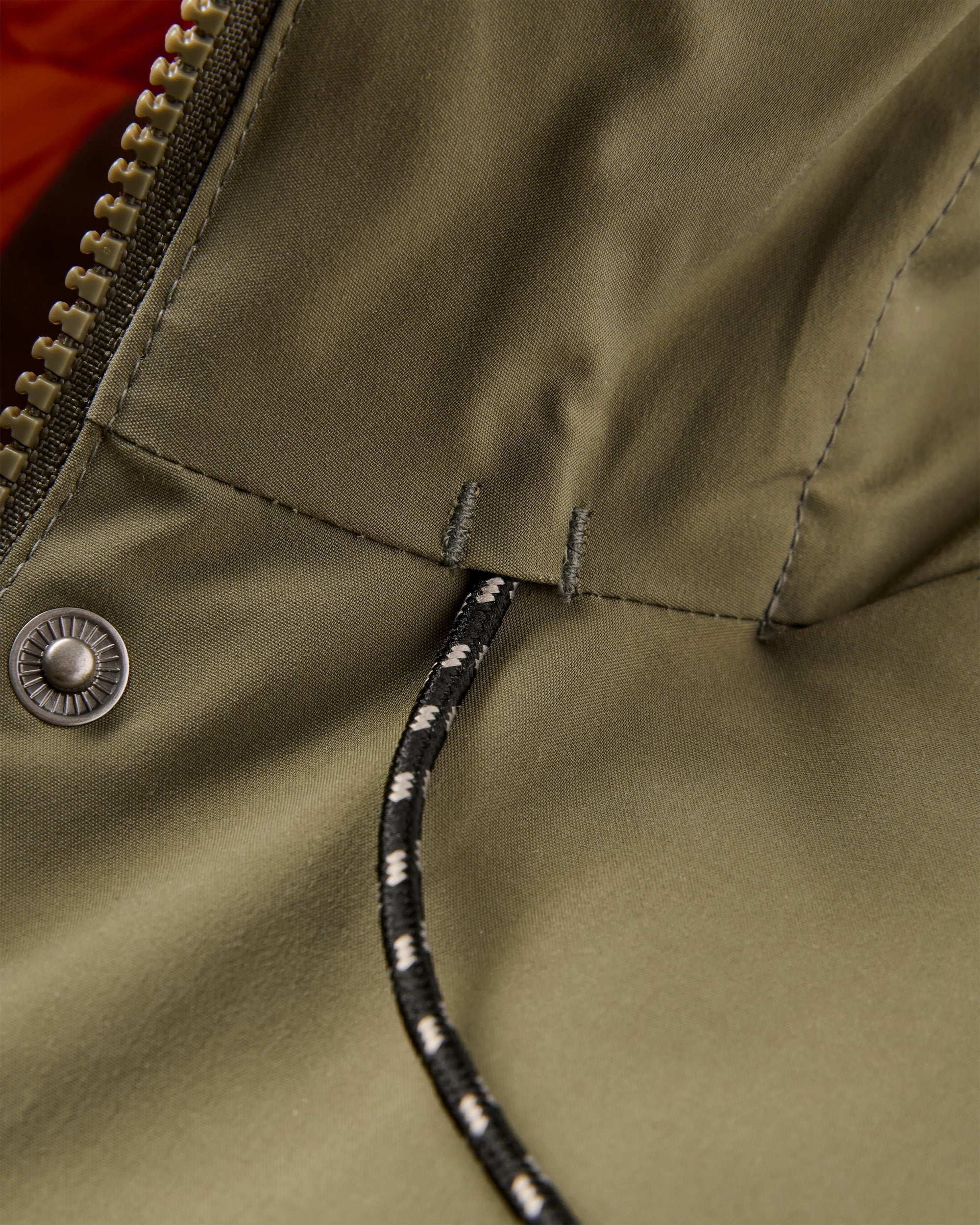 Alaska Recycled Insulated Parka - Dusty Olive - Flatlay