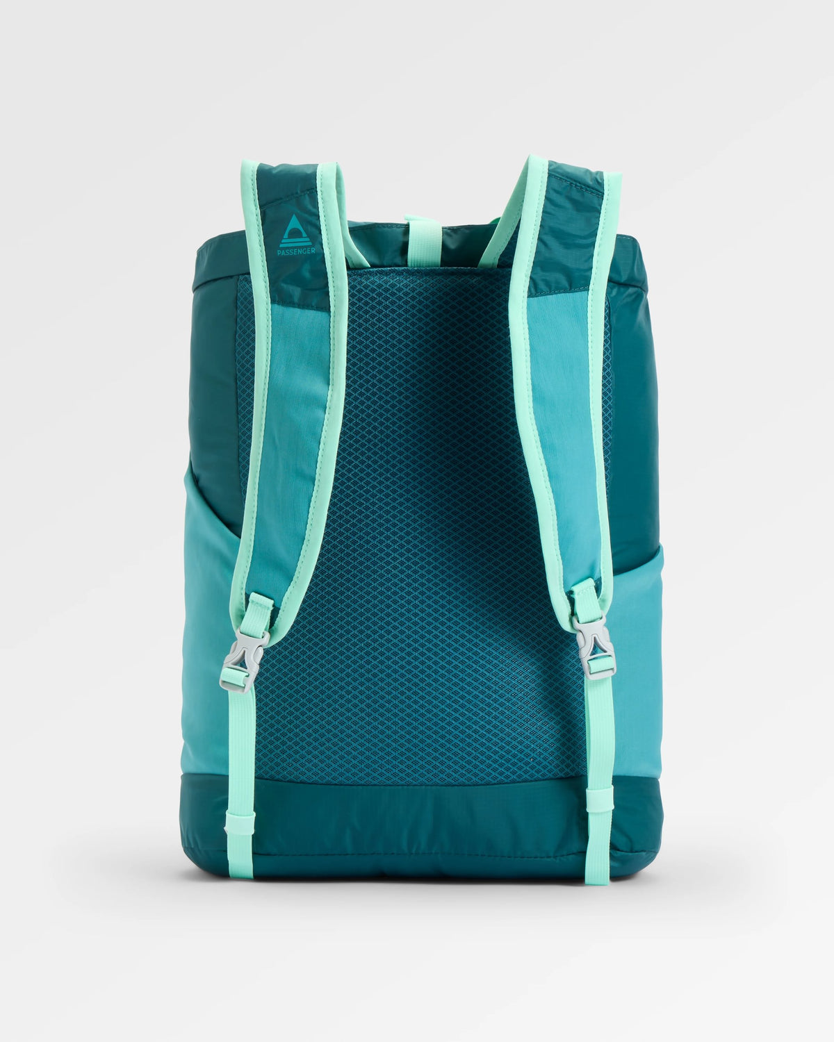 Travelscape Light Tote - Mediterranean/ Ocean Teal - Flatlay