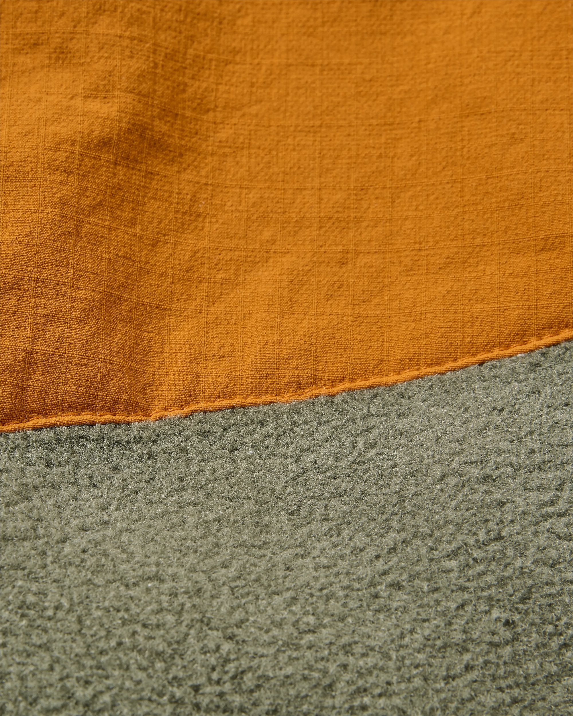 Sierrascape Men's Recycled Polartec® Fleece Hoodie - Dusty Olive - Flatlay