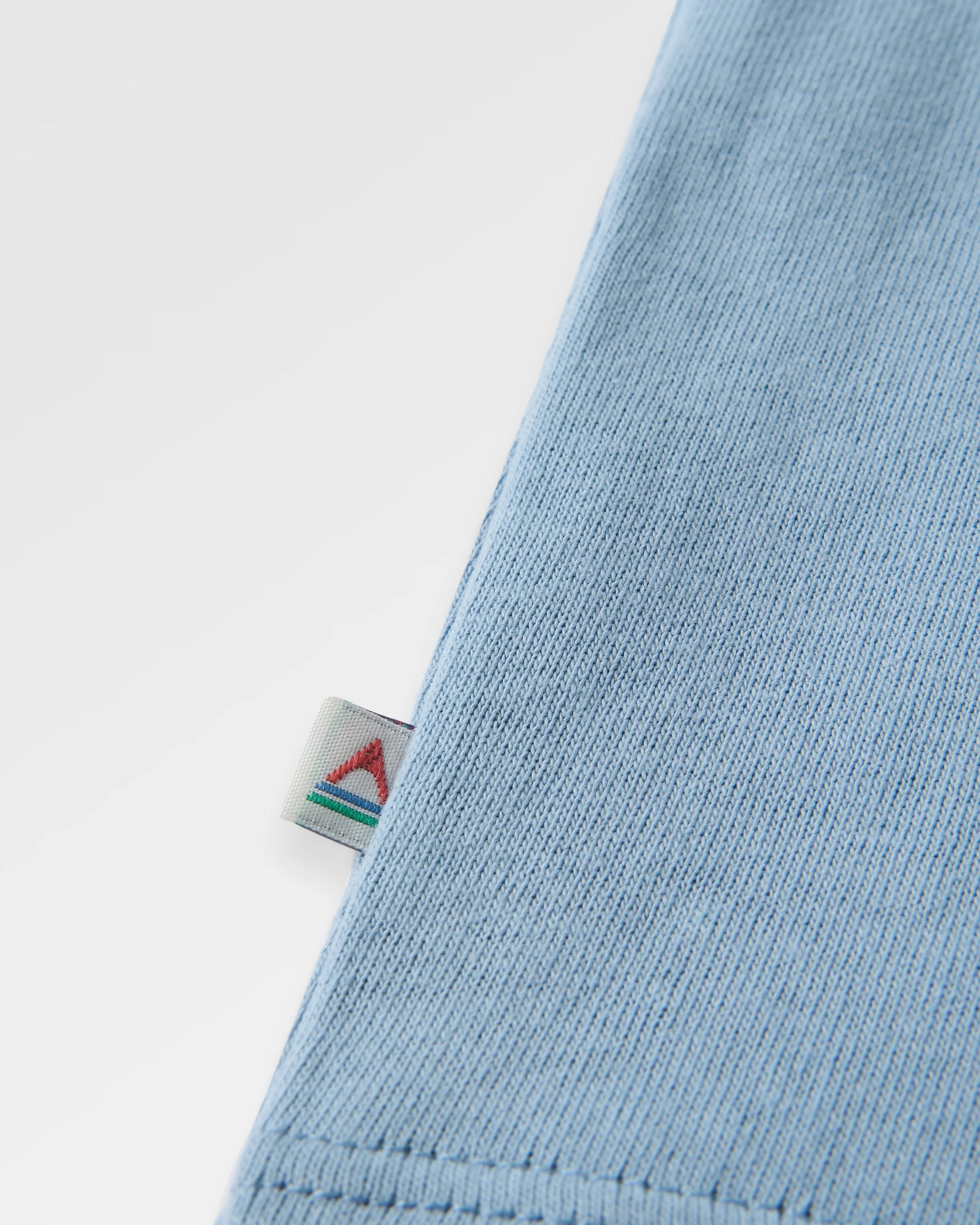 Dawning Recycled Cotton Vest - Faded Denim - Flatlay