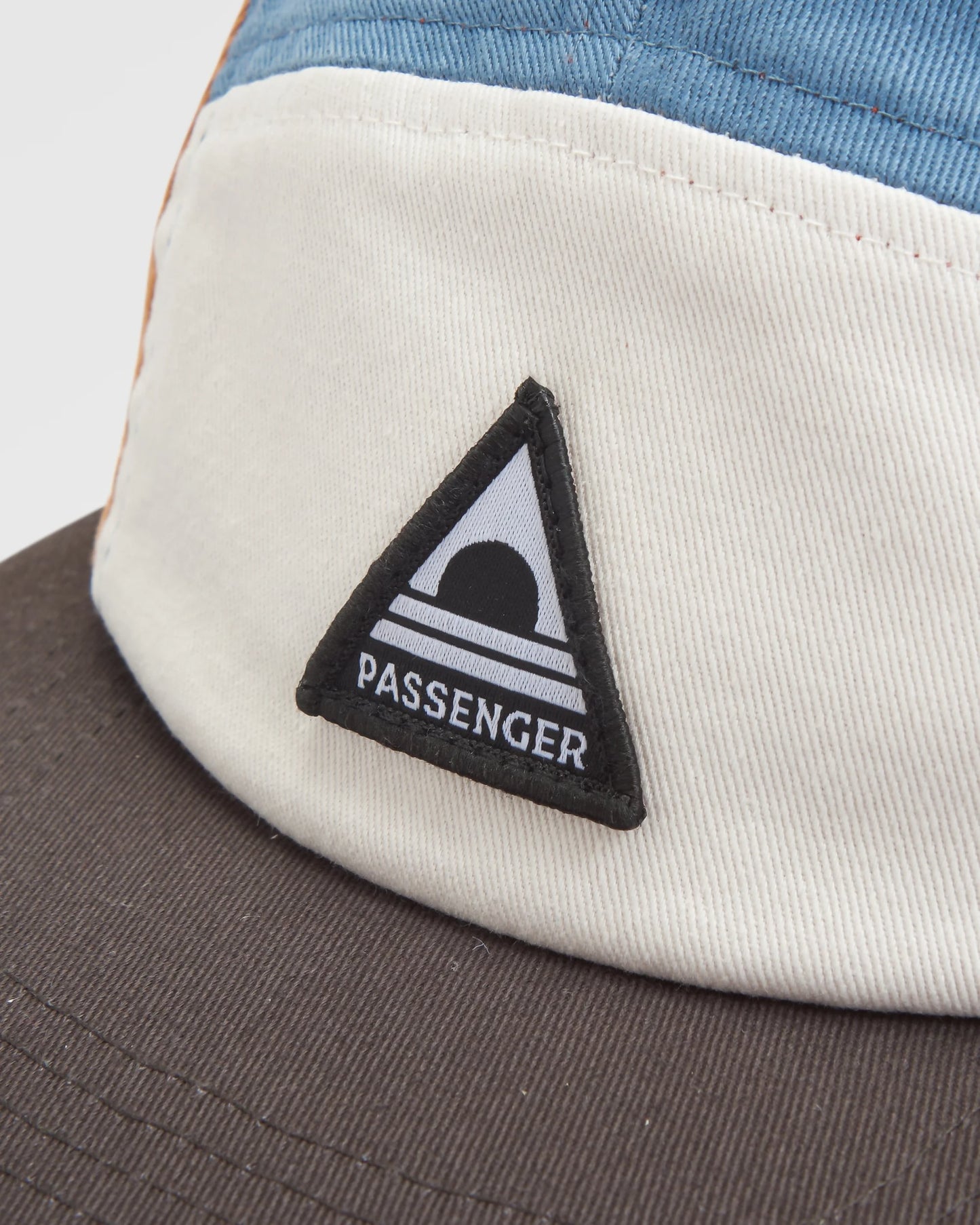 Fixie Recycled 5 Panel Cap - Spruce Yellow Multi - Flatlay