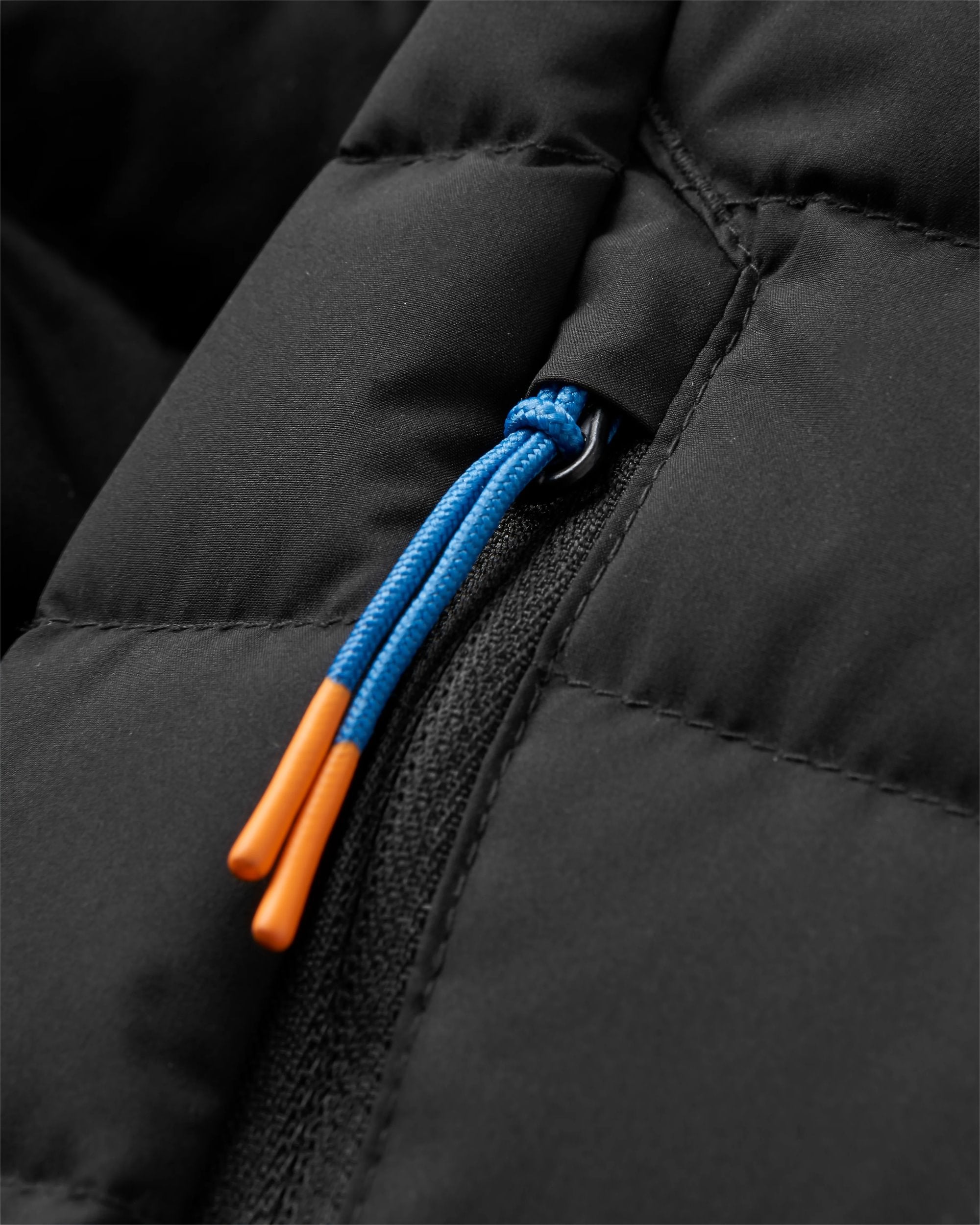 Ashland Down Recycled Jacket - Black - Flatlay