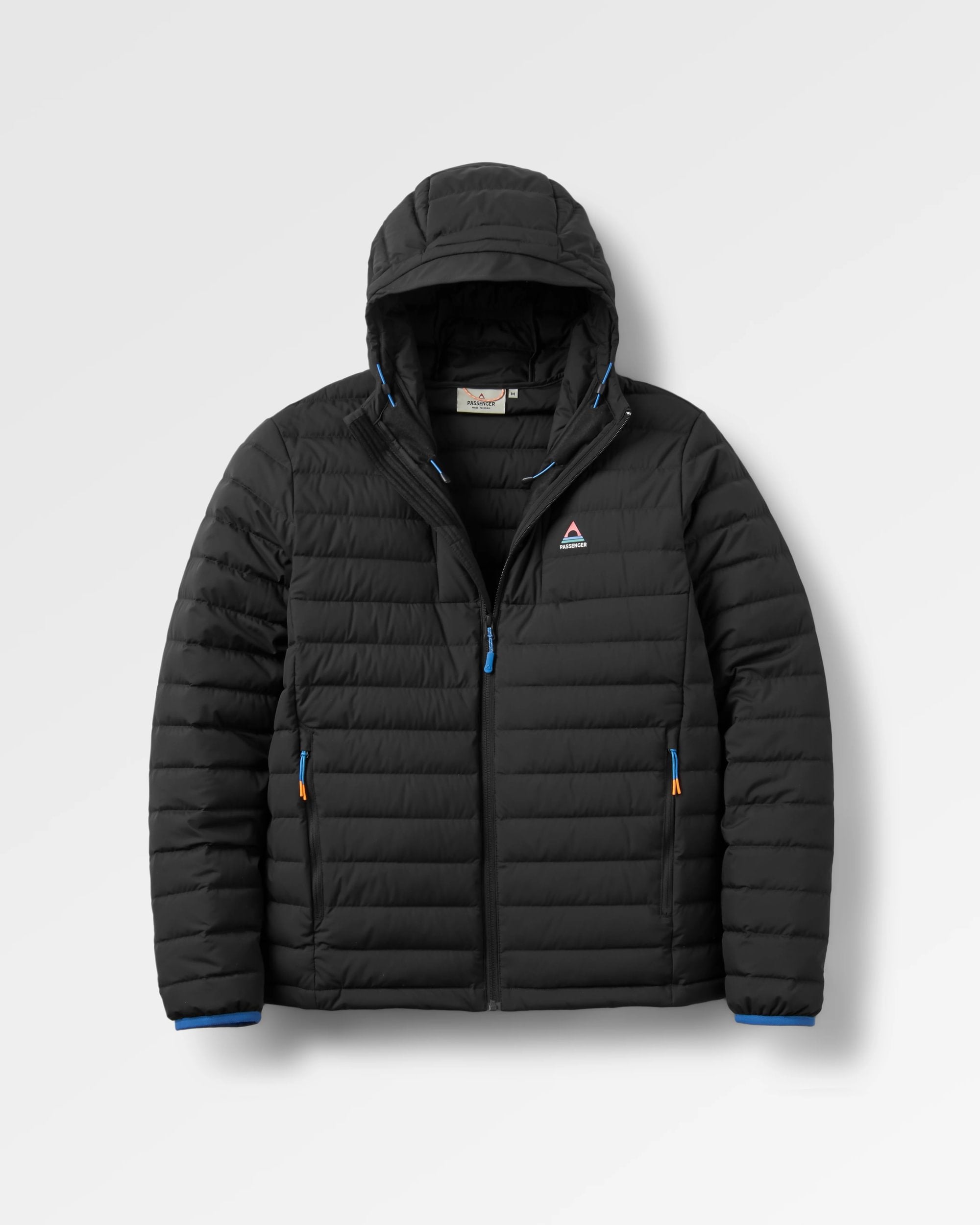 Ashland Down Recycled Jacket - Black - Flatlay