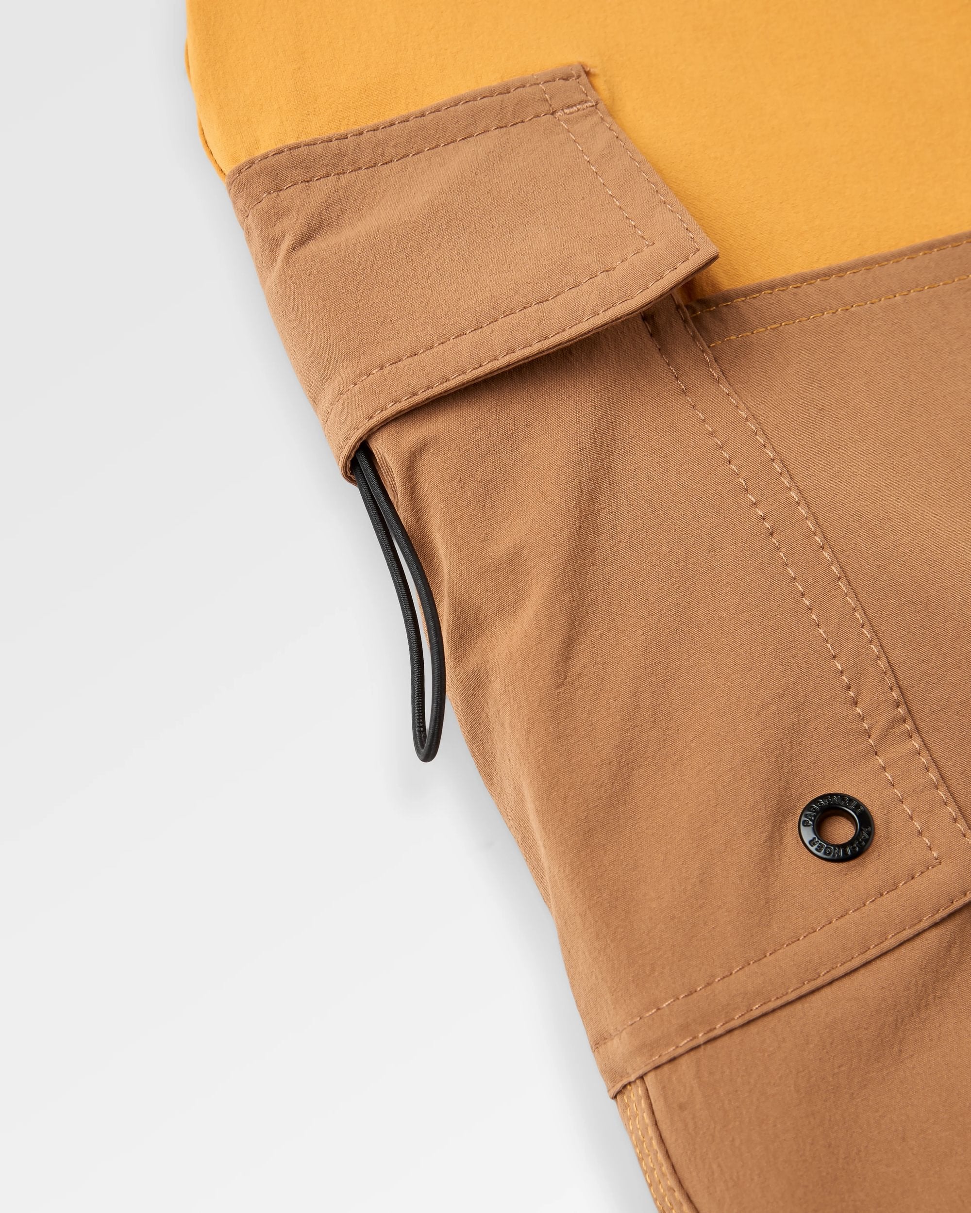 Cutback NetPlus® Recycled Boardshort - Spruce Yellow/Toffee - Flatlay