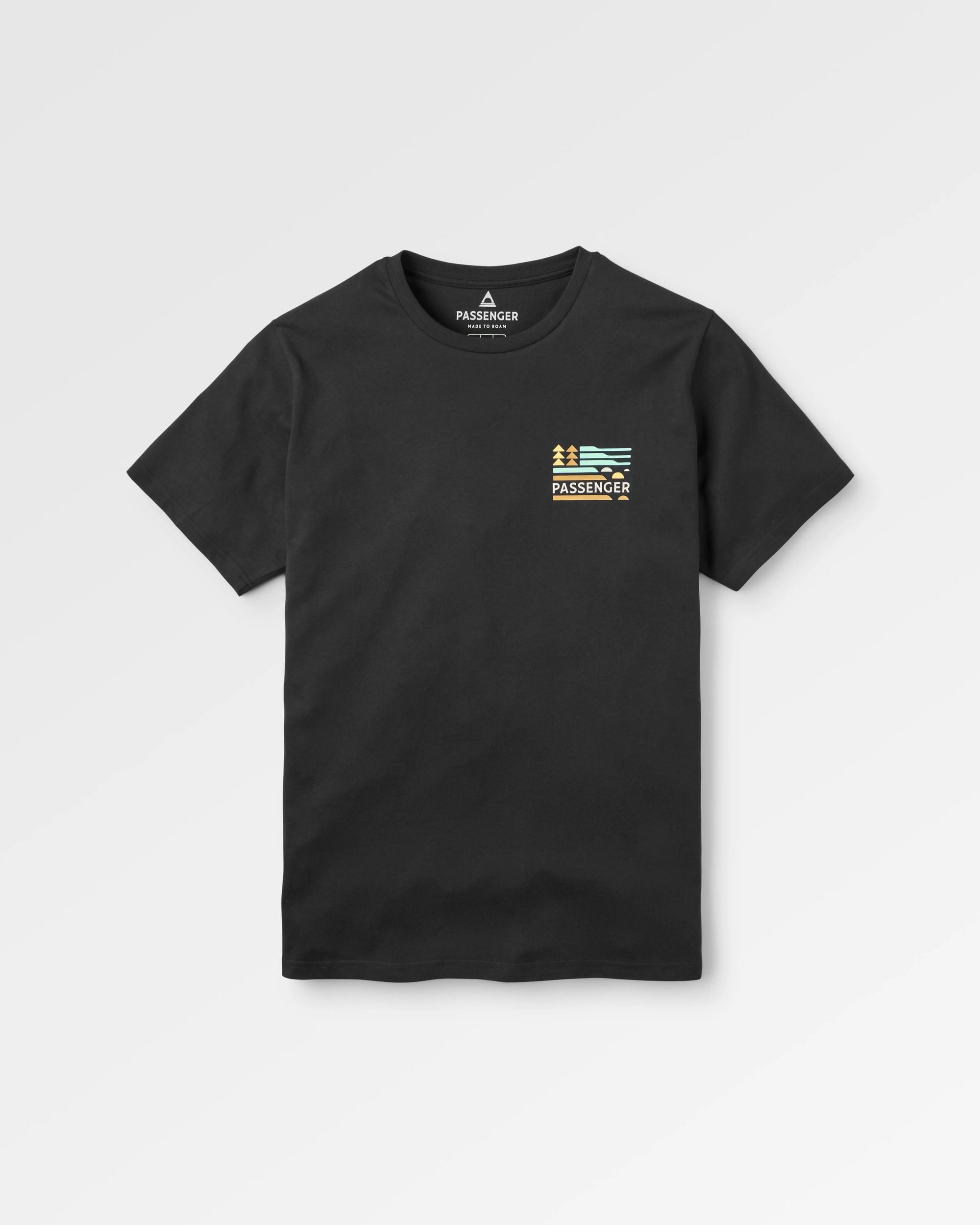 Cutout Organic Cotton T-Shirt - Black
