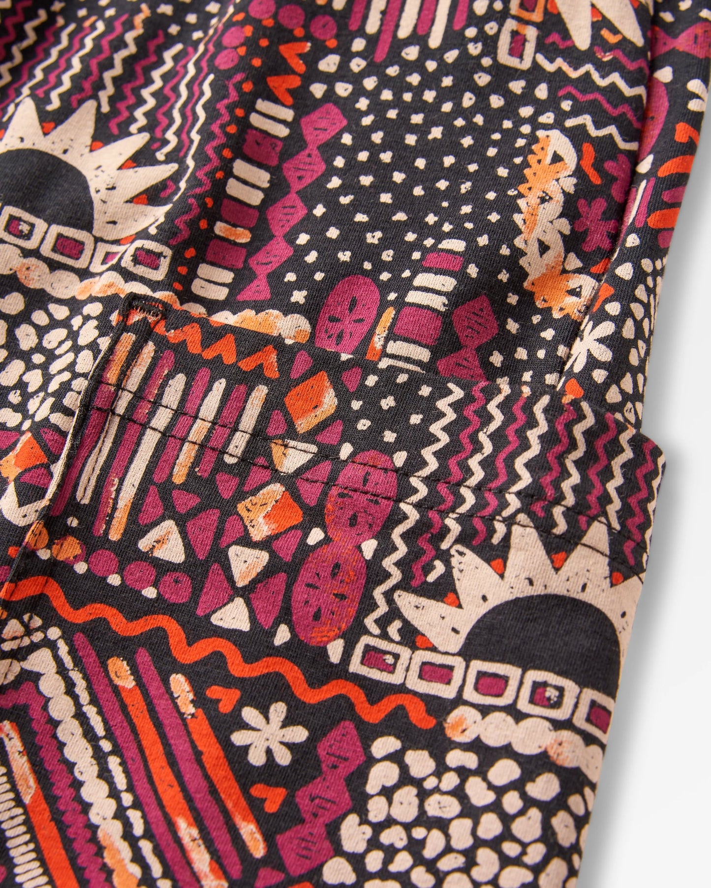 Day Dream Printed Trouser - Vintage Patchwork Black/Multi