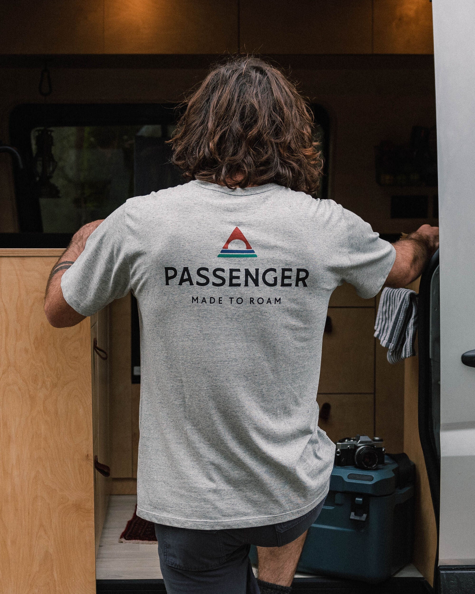 Passenger T-Shirt - Grey Marl - Lifestyle