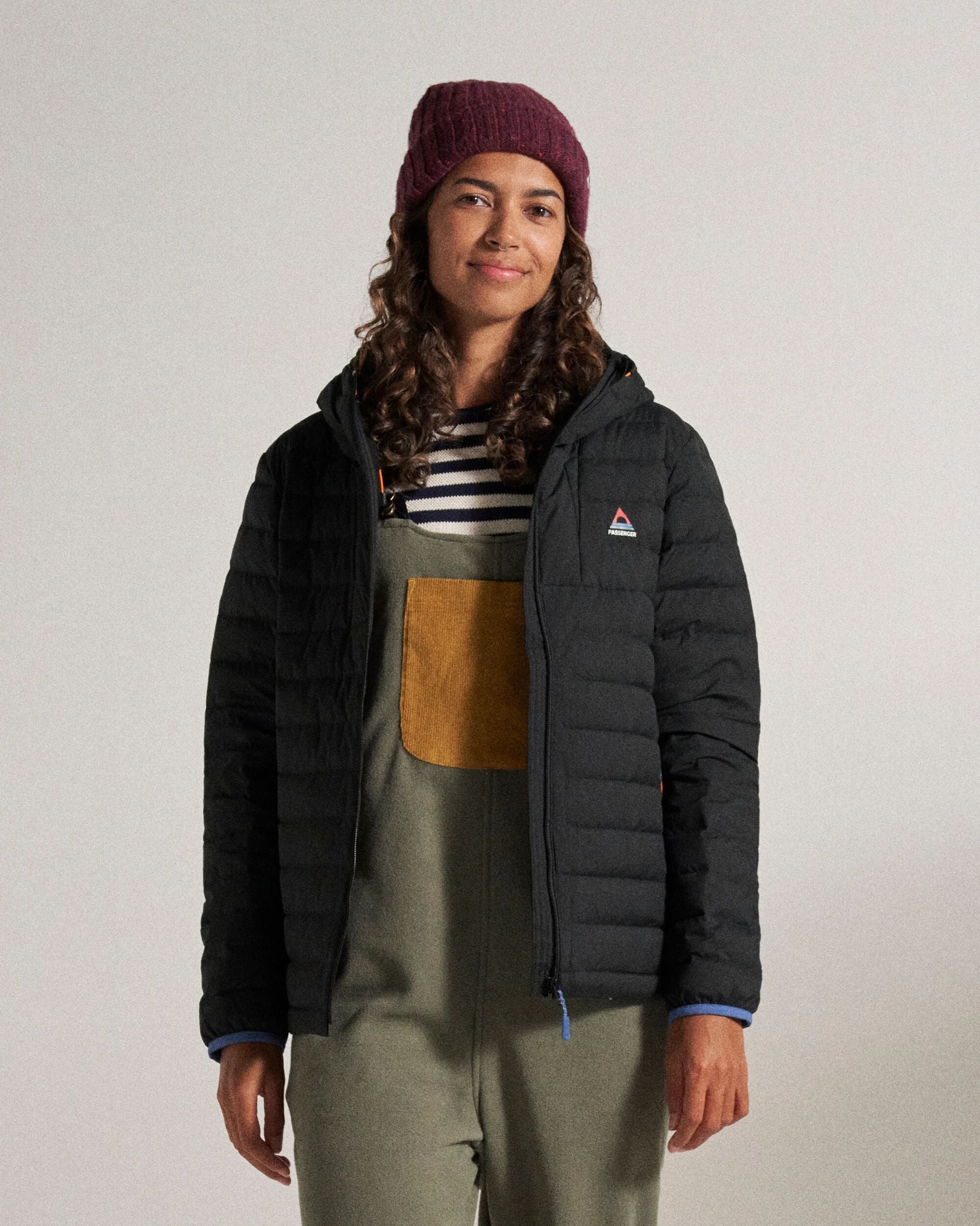 Northstar Down Recycled Jacket - Black - Studio Model