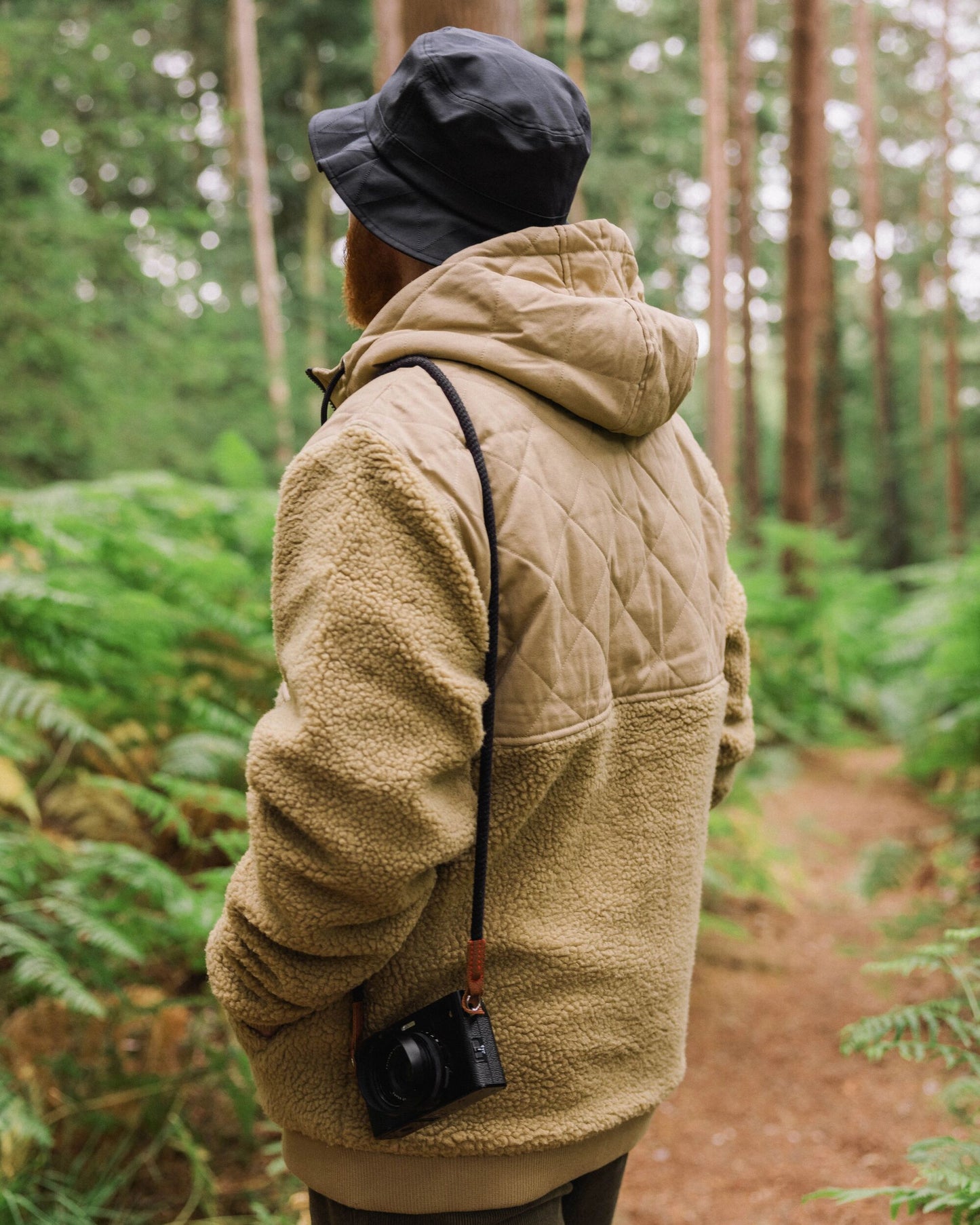 Adventure Recycled Deep-Pile Sherpa Fleece - Biscuit - Lifestyle
