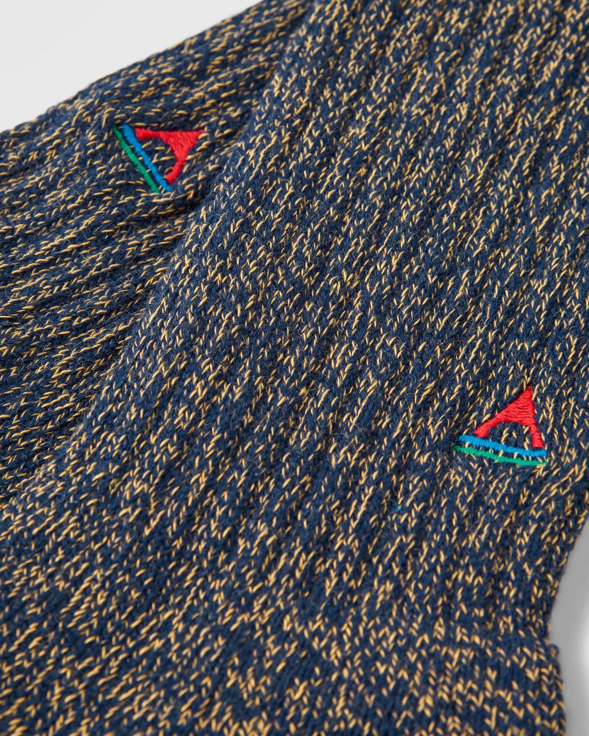 Thorne Heavyweight Socks - Rich Navy - Flatlay