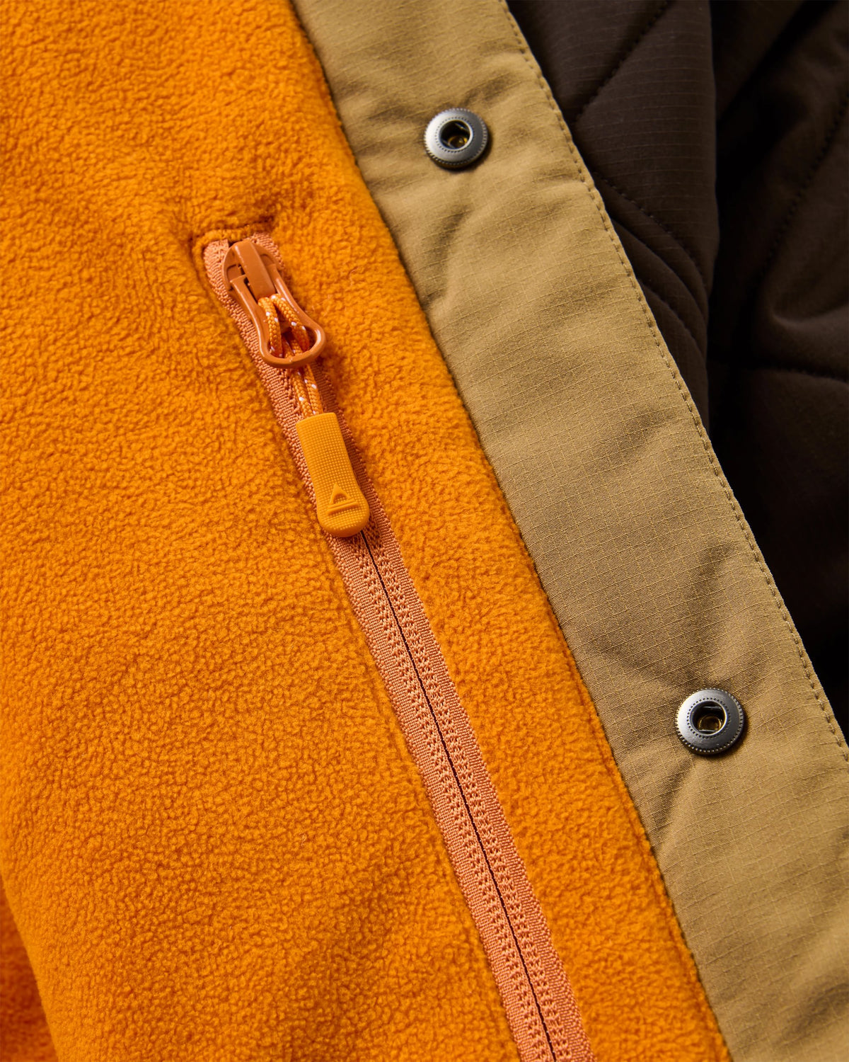 Campscape Fleece Lined Parka - Espresso - Flatlay