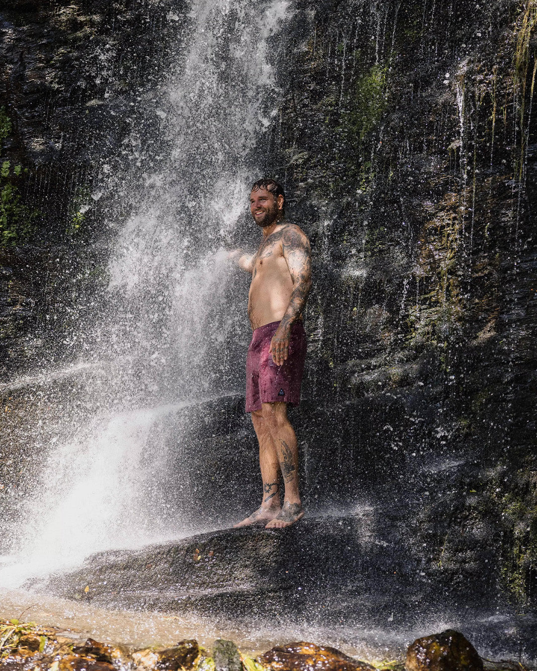 Porto Recycled All Purpose Swim Short - Crushed Berry - Lifestyle