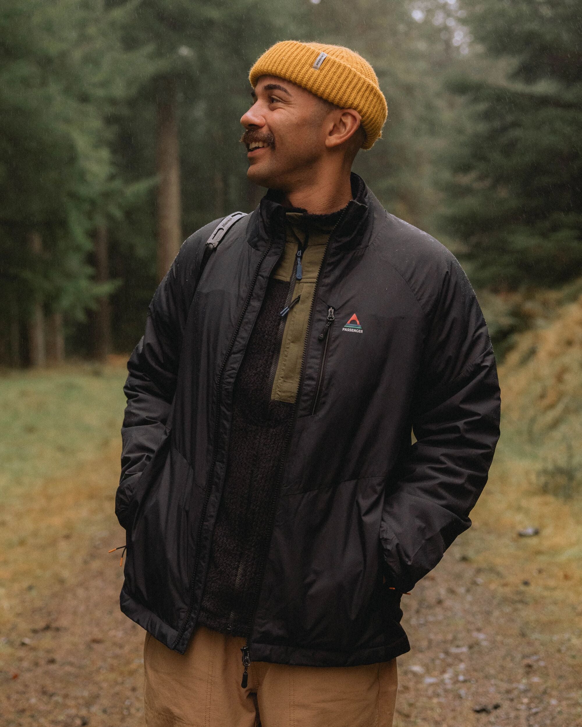 Daybreak Lightweight Recycled Thermore® Hoodless Jacket - Black - Lifestyle