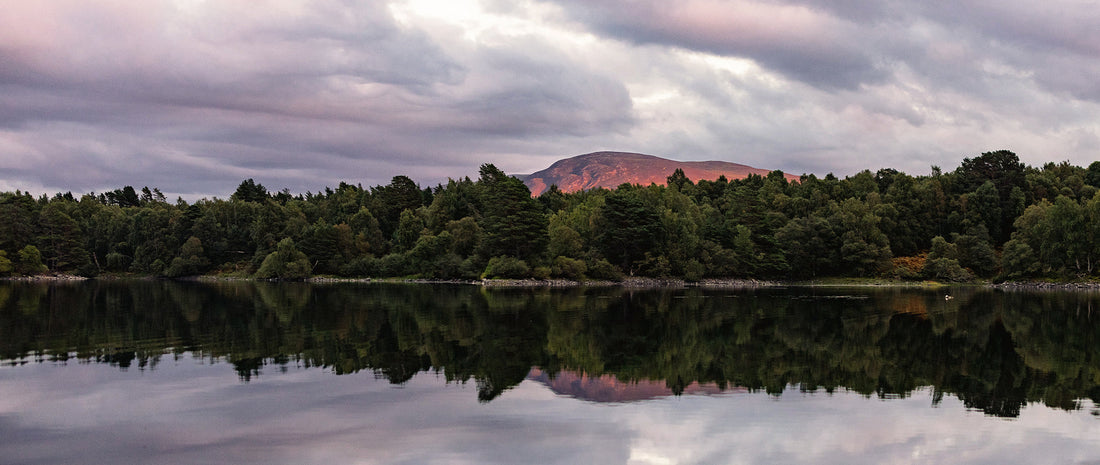 A Scottish loch in low light