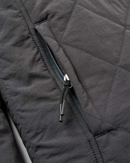 Ocean Insulated Anorak - Faded Black - Flatlay