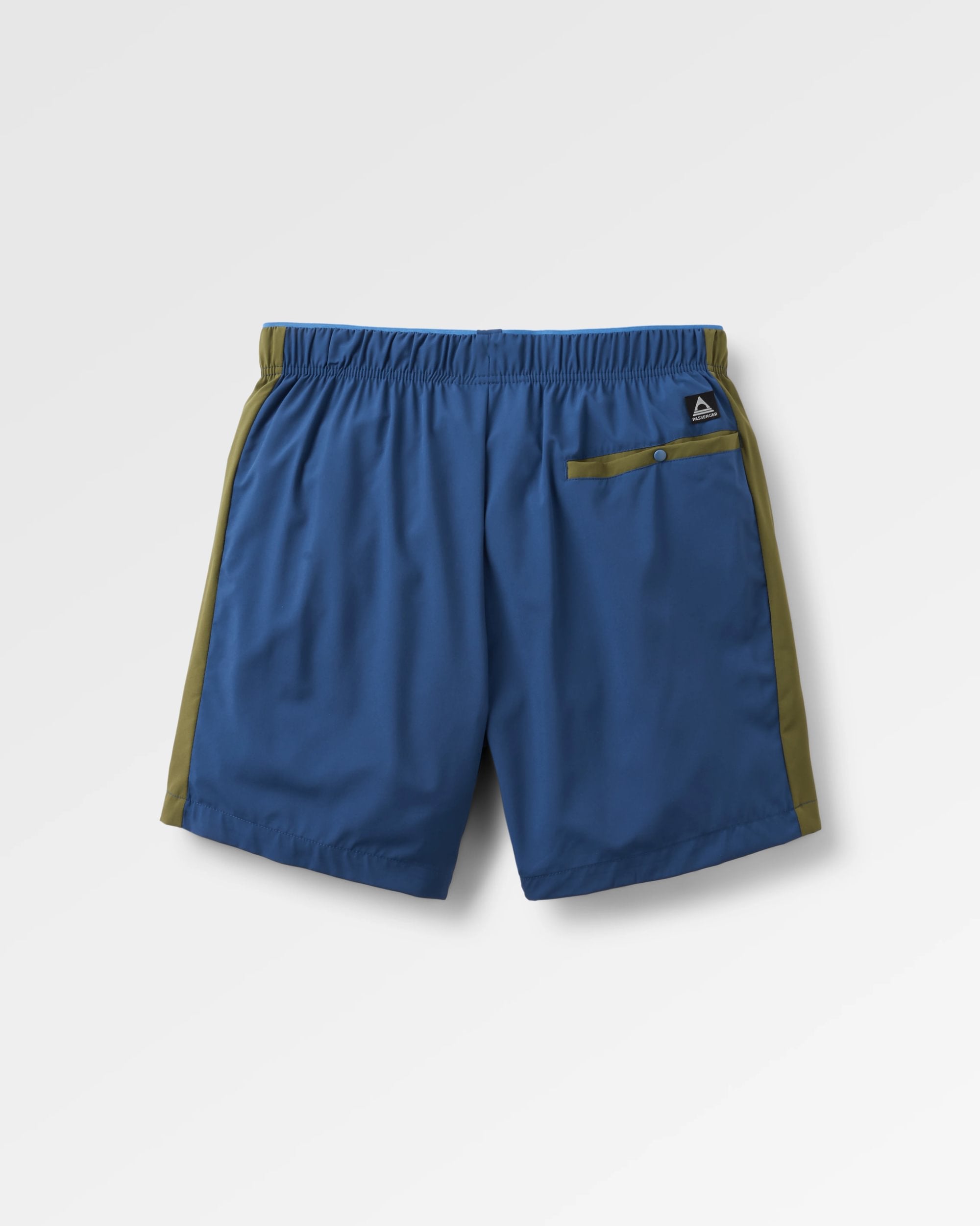 Swift Recycled Trail Short - Dark Denim - Flatlay