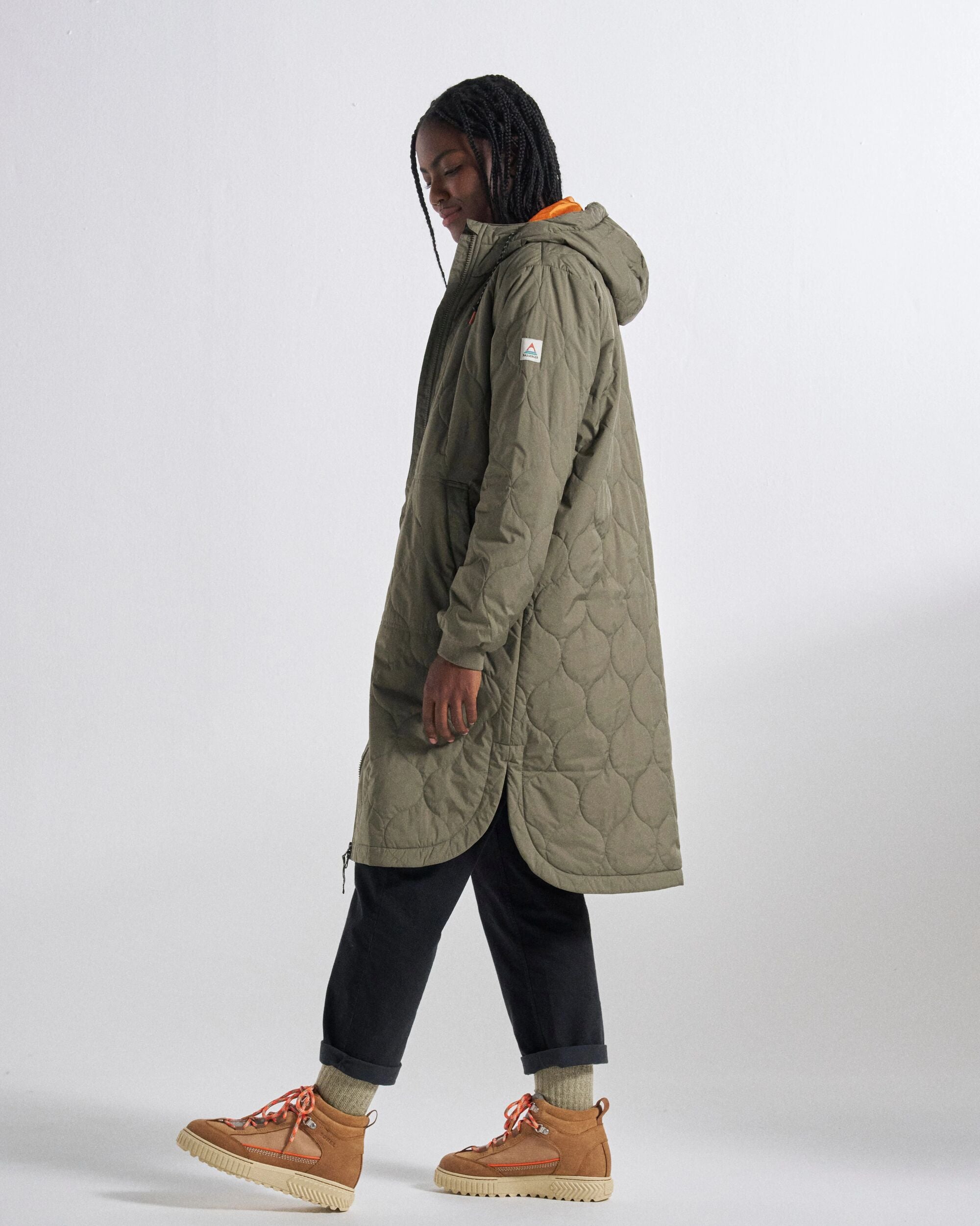 ダントン INSULATION HOODED COAT 40size OLIVE WOMEN'S INSULATION HOODED COAT｜COAT｜DANTON(ダントン)｜DANTON