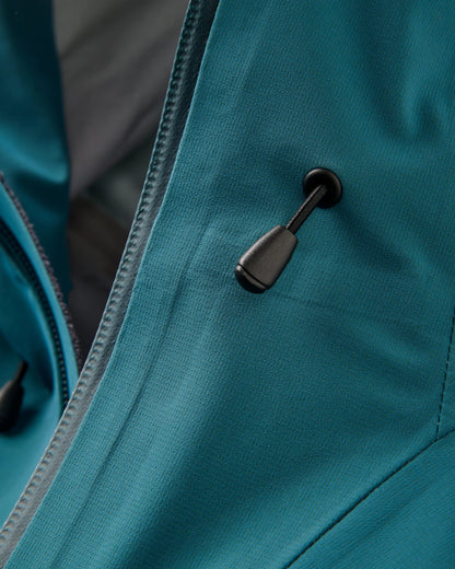 Mens Trailscape 3L Waterproof Jacket - Mediterranean - Flatlay