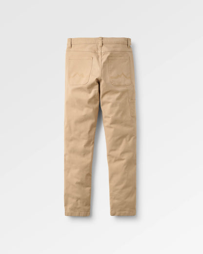 Vantage 2.0 Organic Cotton Trouser - Biscuit - Flatlay