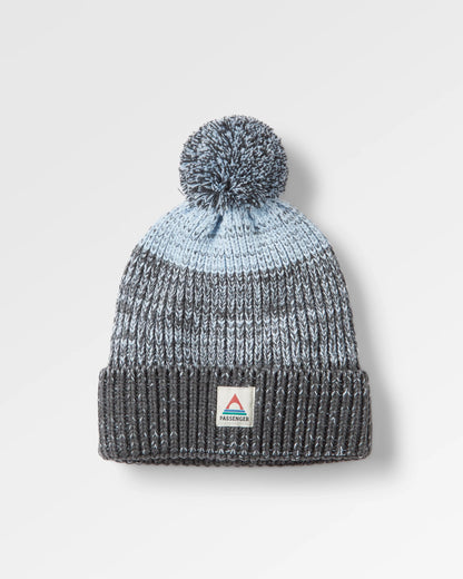 Crag Recycled Bobble Hat - Charcoal/Arctic