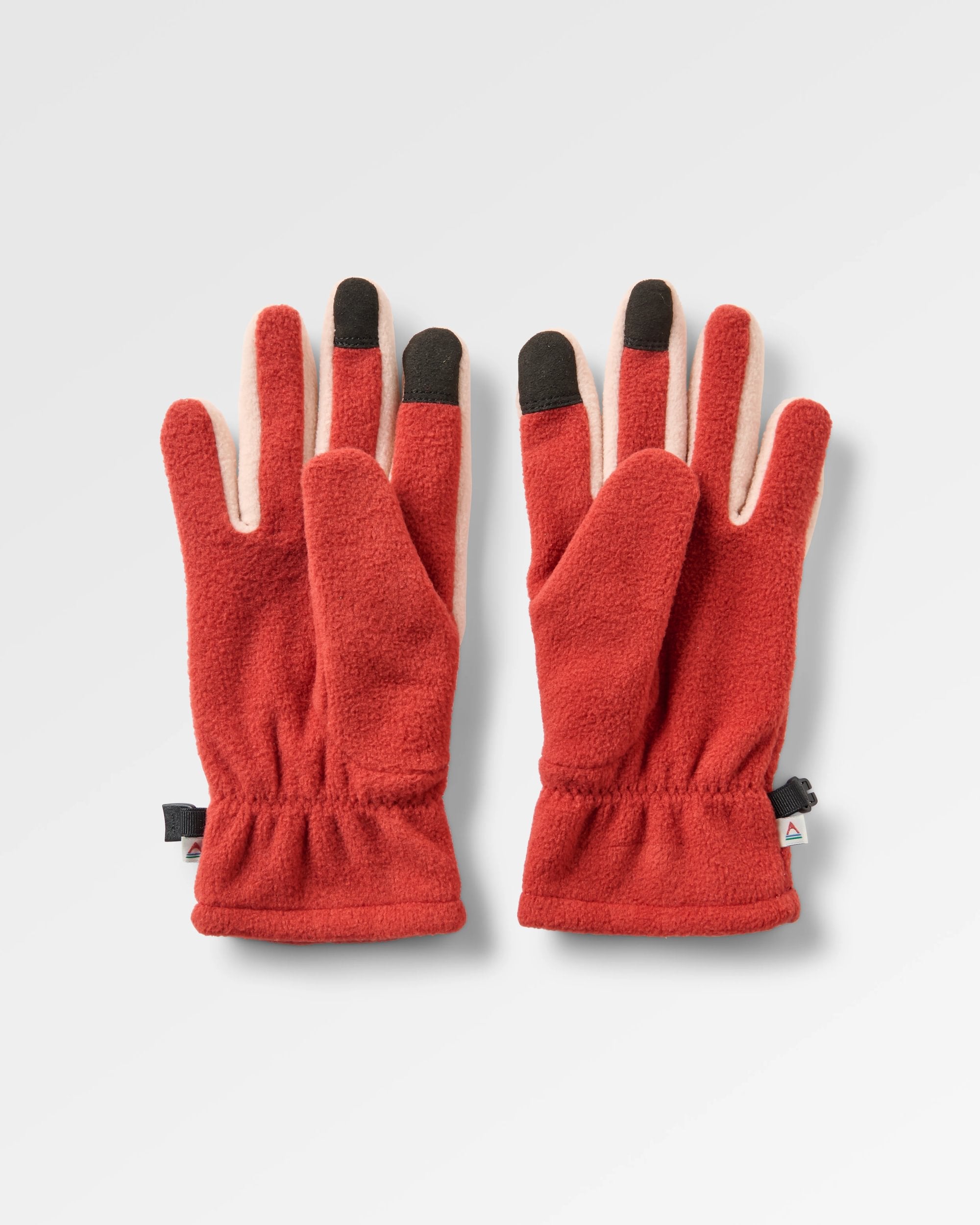 handschuhe wolle fleece Daytrip Polar Fleece Handschuhe Ockerrot/Blush – Passenger