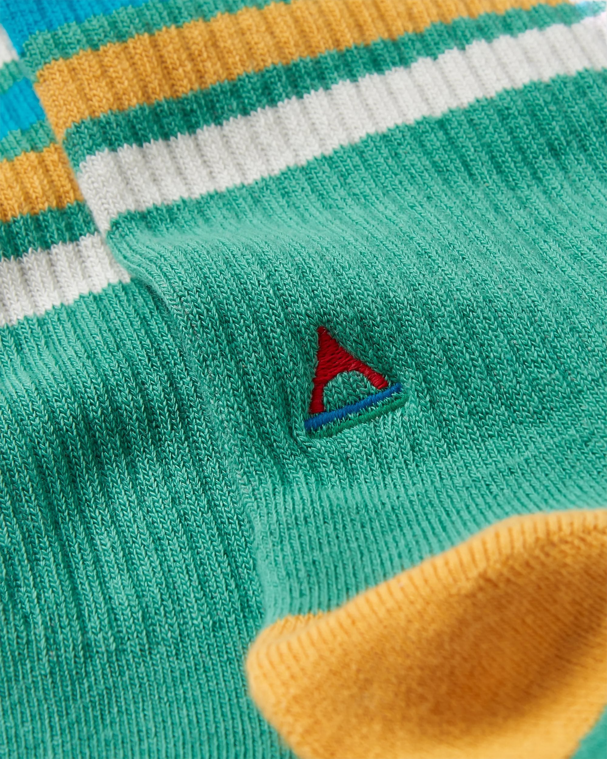 Organic Midweight Crew Socks - Arctic - Flatlay