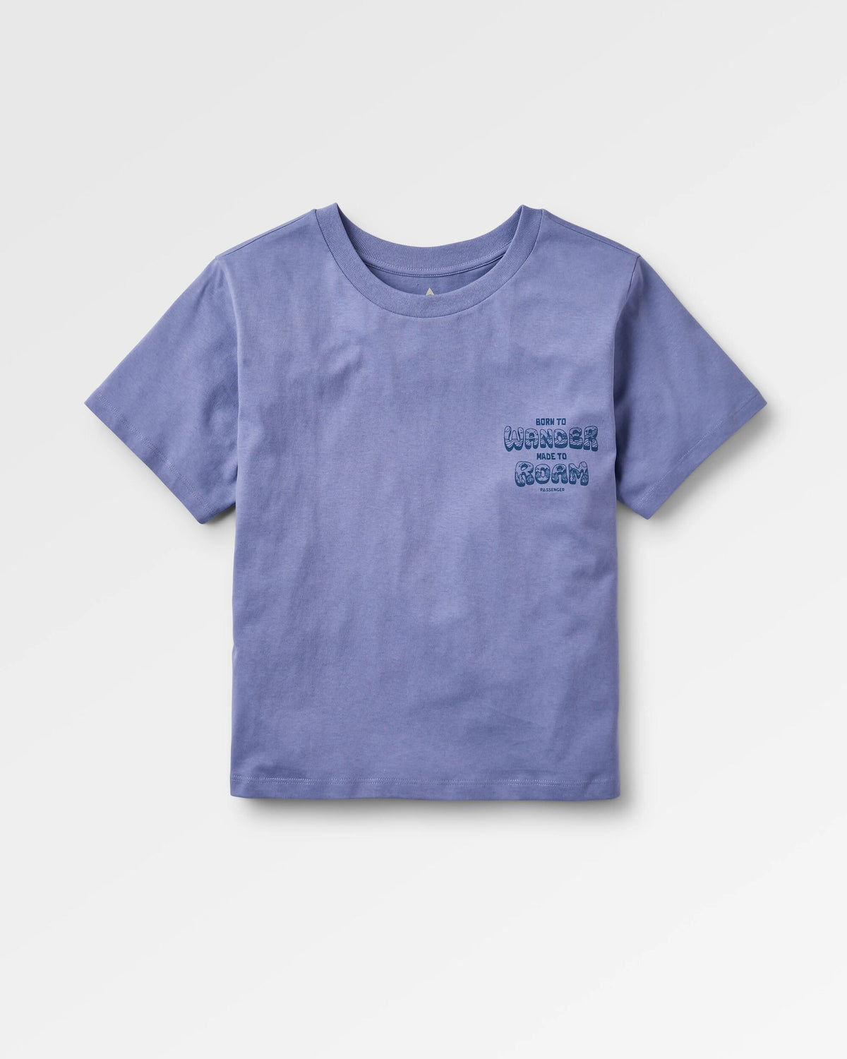 Woodcut T-Shirt - Retro-Lila