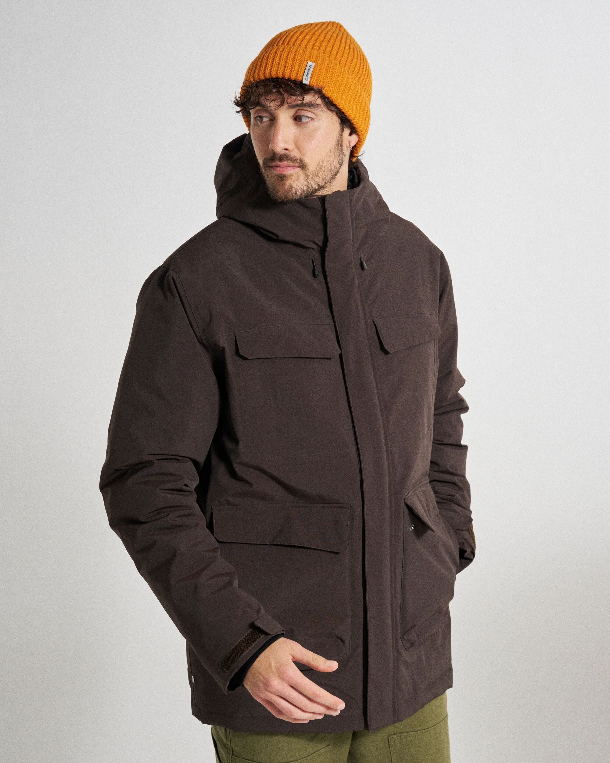 Explorer Wasserdichter Daunenparka Espresso – Passenger