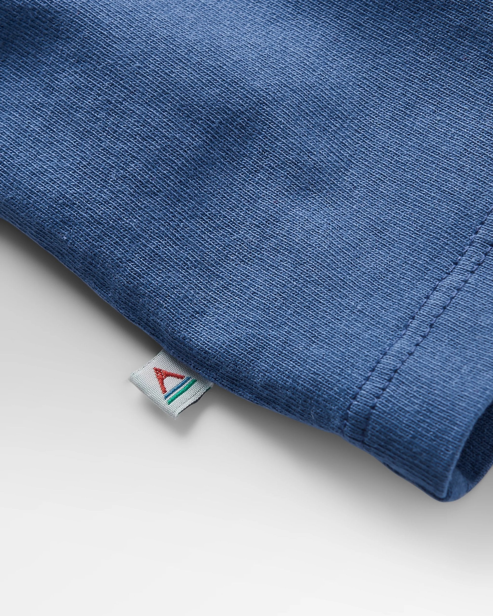 Easy Days Organic Cotton Vest - Purple Indigo - Flatlay