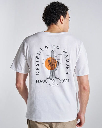 Explore T-Shirt - White - Studio Model