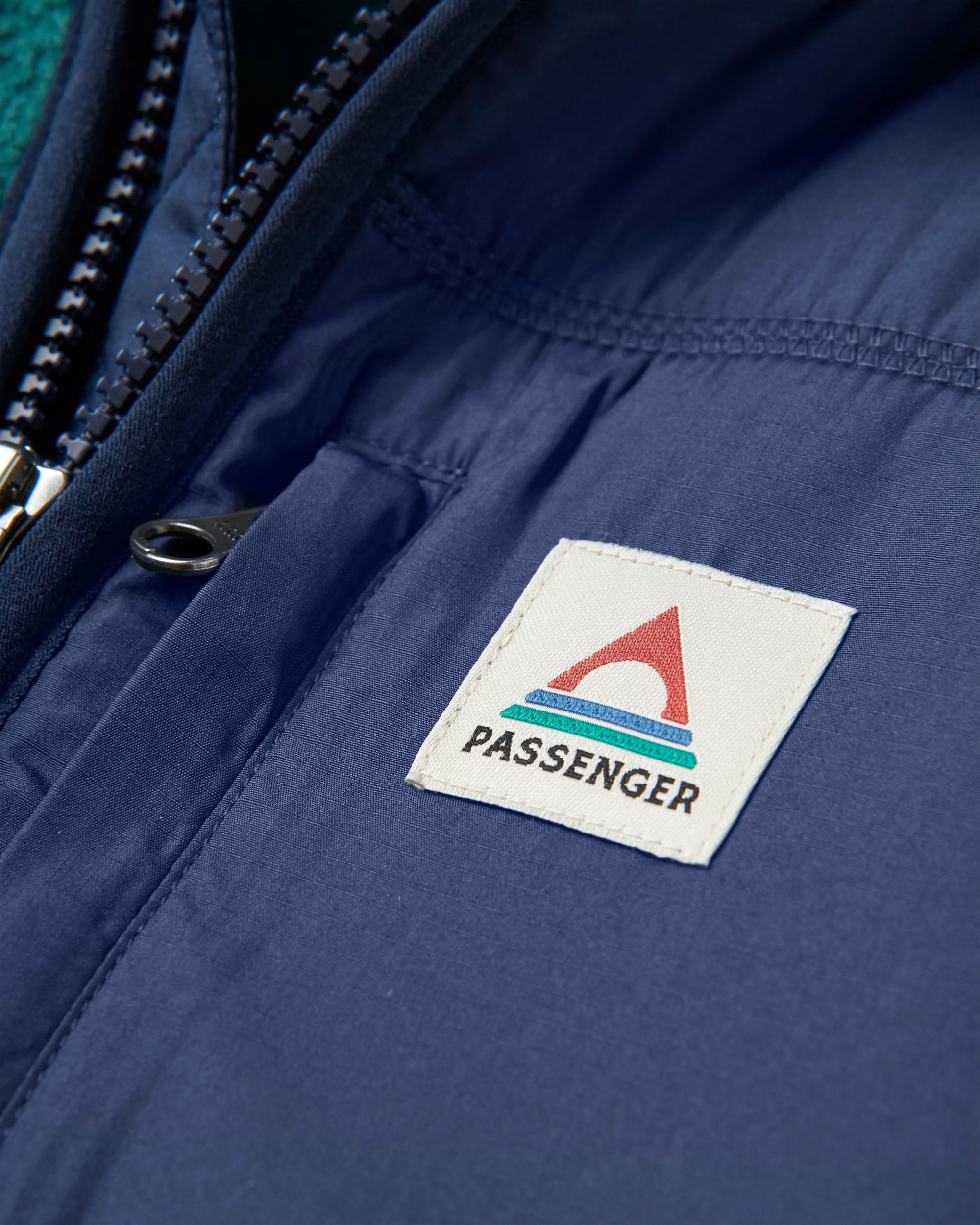 Ventura 1/2 Zip Recycled Sherpa Fleece - Rain Forest - Flatlay