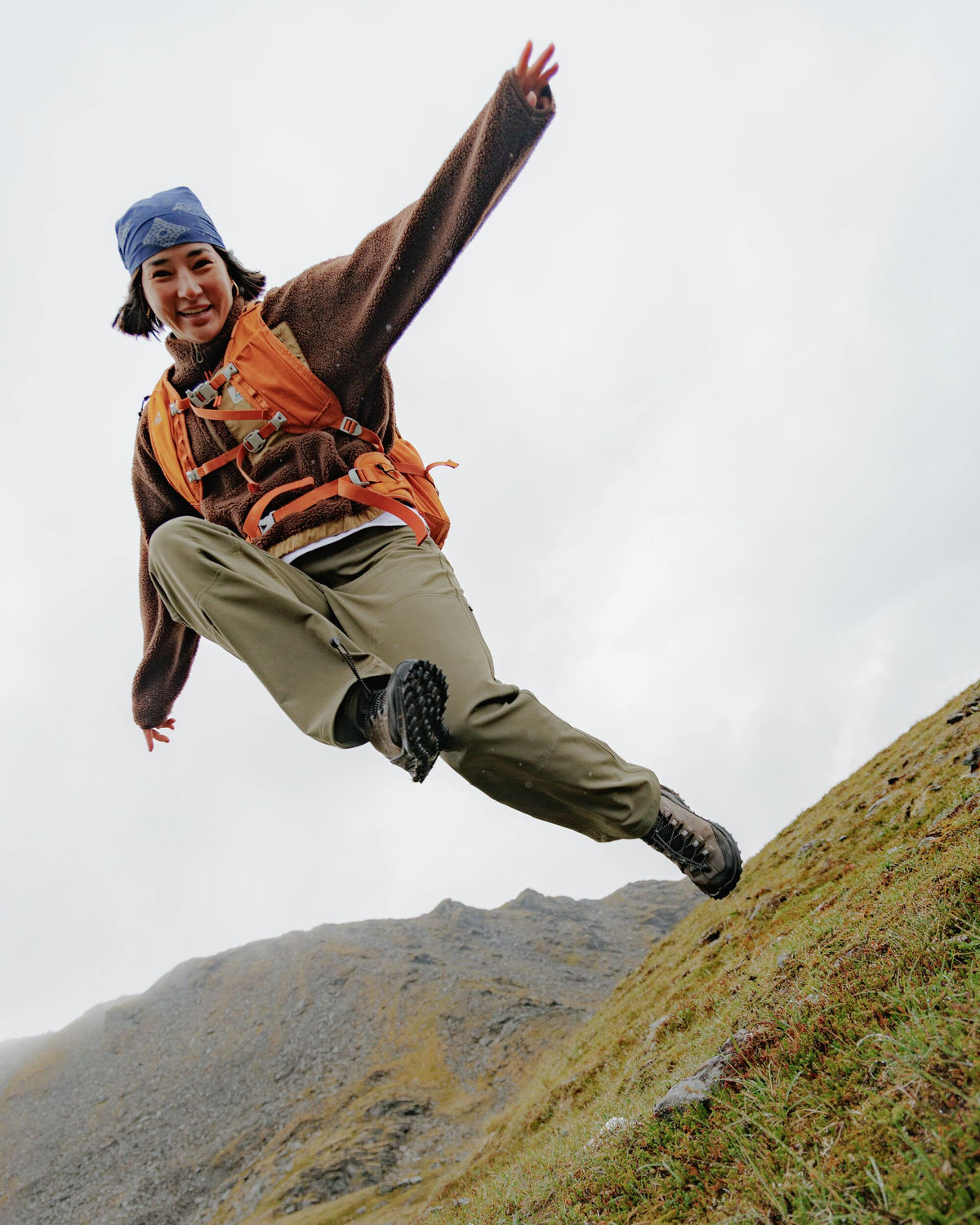 Ravi Sherpa Fleece - Chestnut - Lifestyle