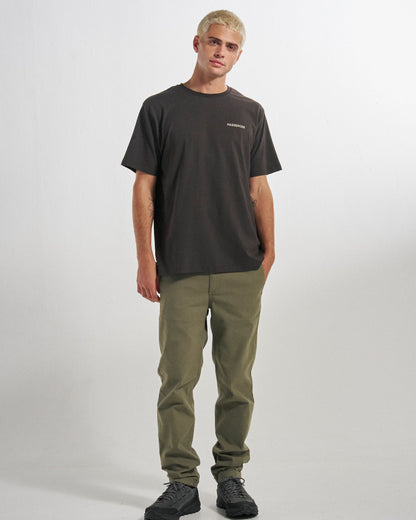 Cutout Cotton T-Shirt - Espresso - Studio Model