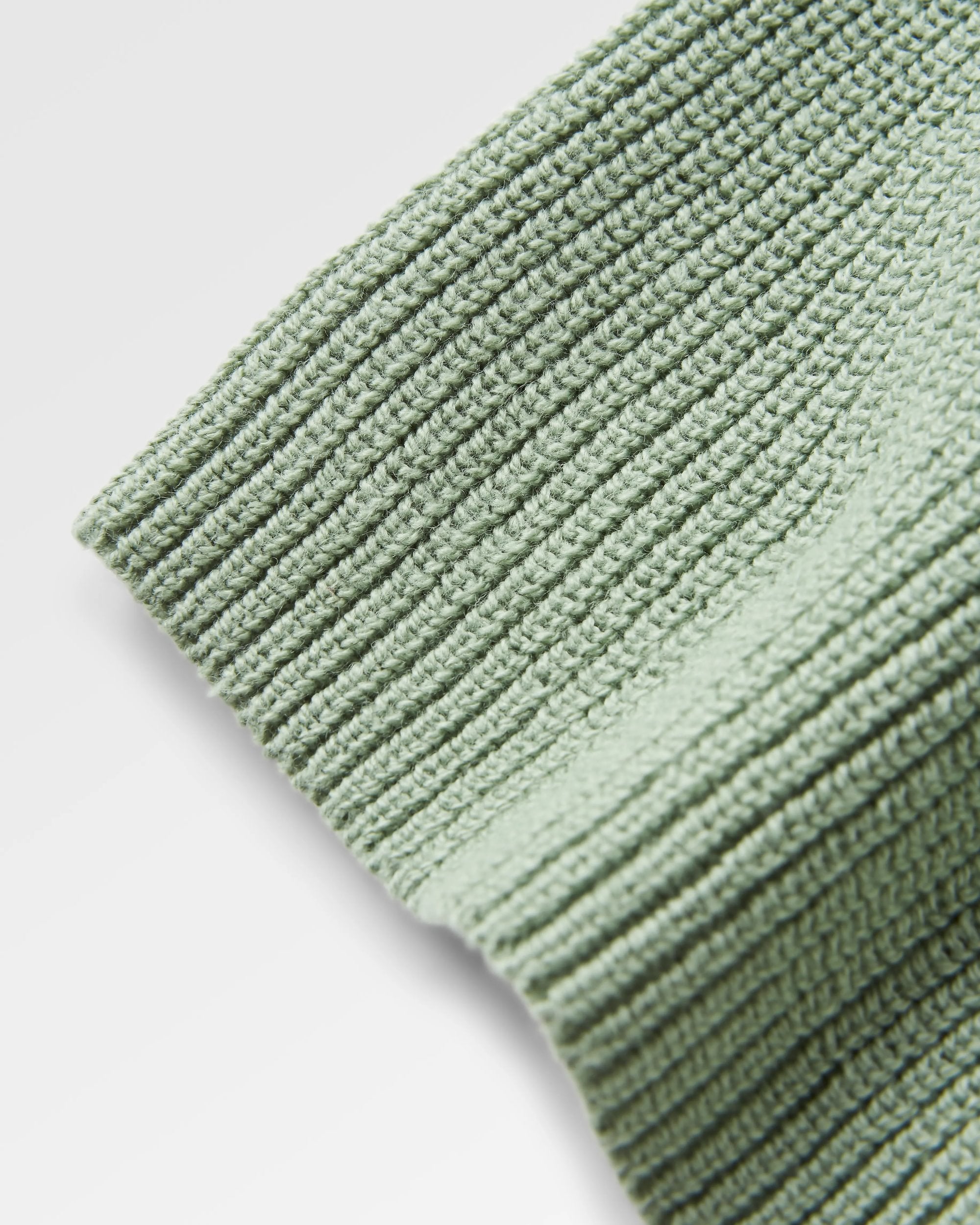 Vintage Organic Knitted Jumper - Pistachio - Flatlay