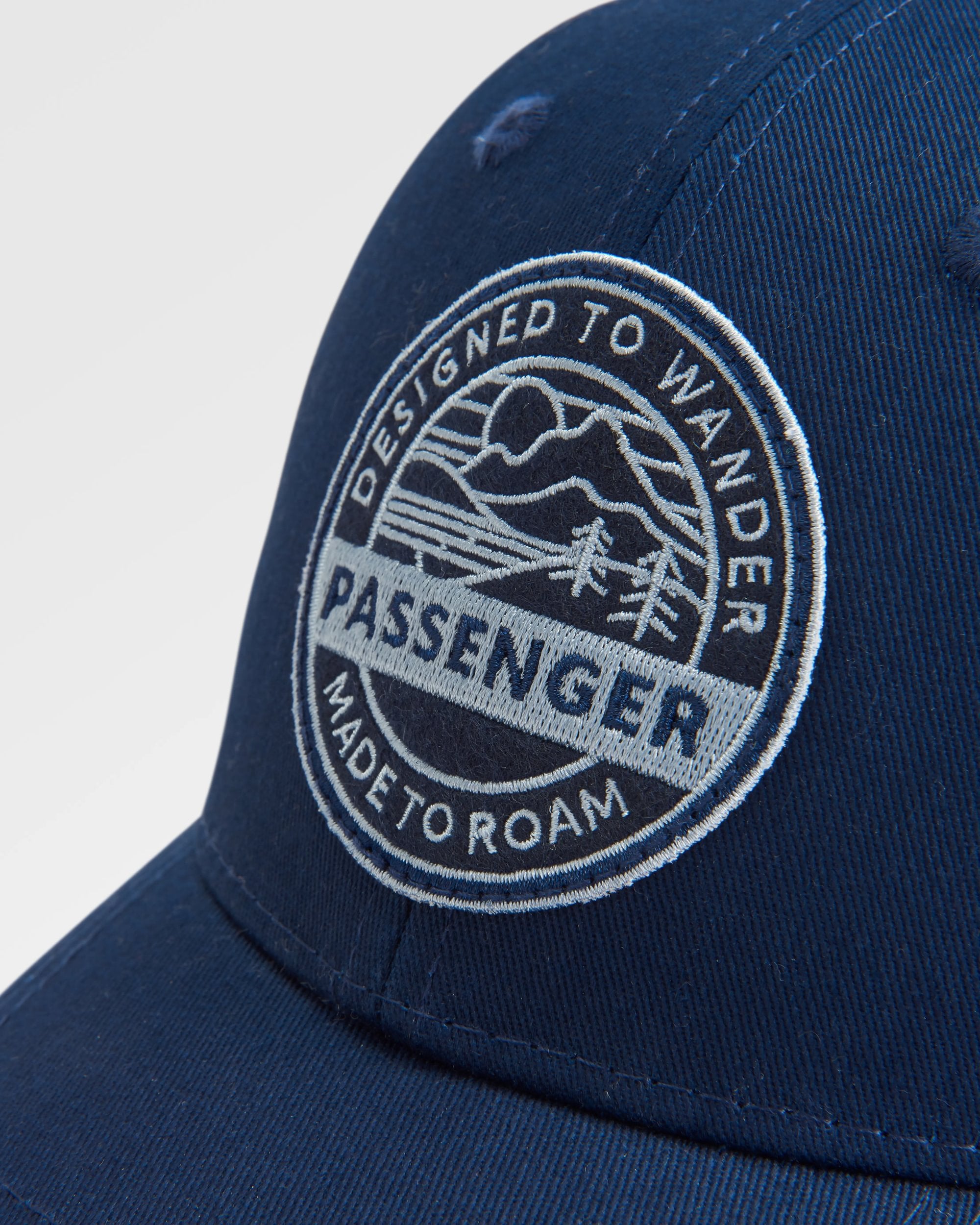 Odyssey Mesh Snapback Cap - Rich Navy - Flatlay