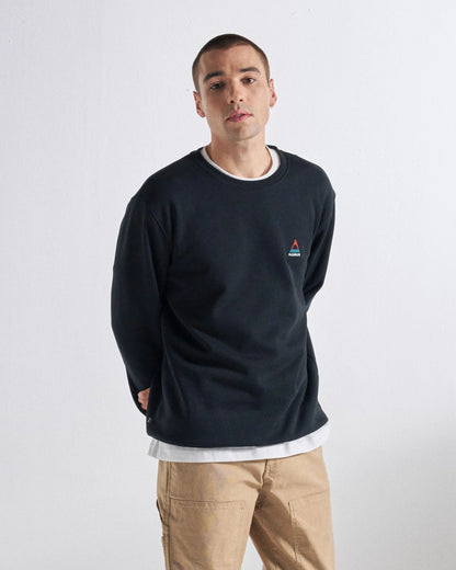 Vita Organic Cotton Sweatshirt - Black - Studio Model