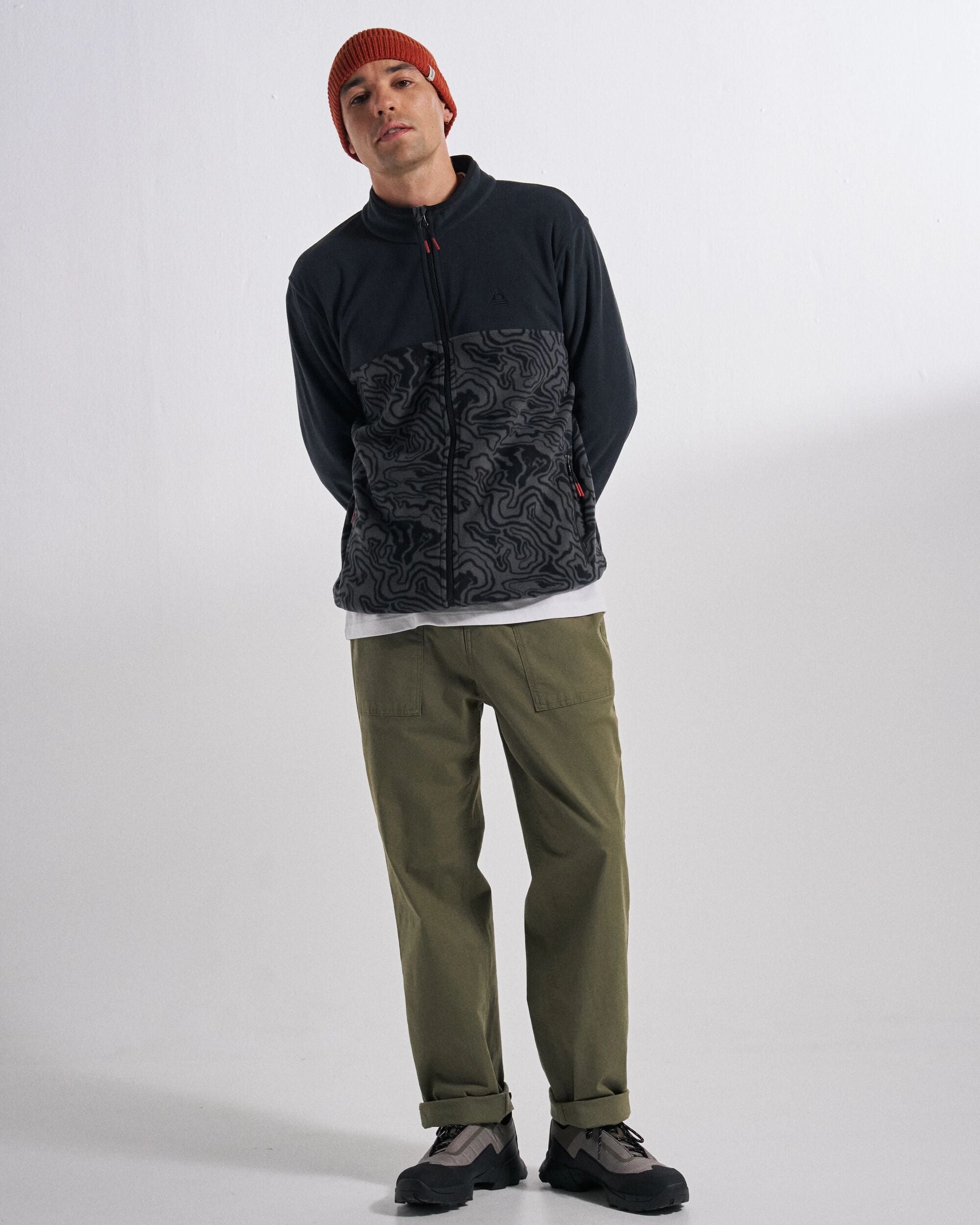 Kimmer Ripstop Cotton Trouser - Dusty Olive - Studio Model