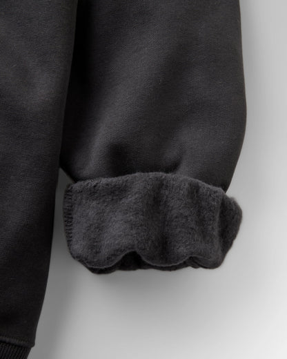 Slower Rhythms Women's Full Zip Hoodie - Faded Black - Flatlay