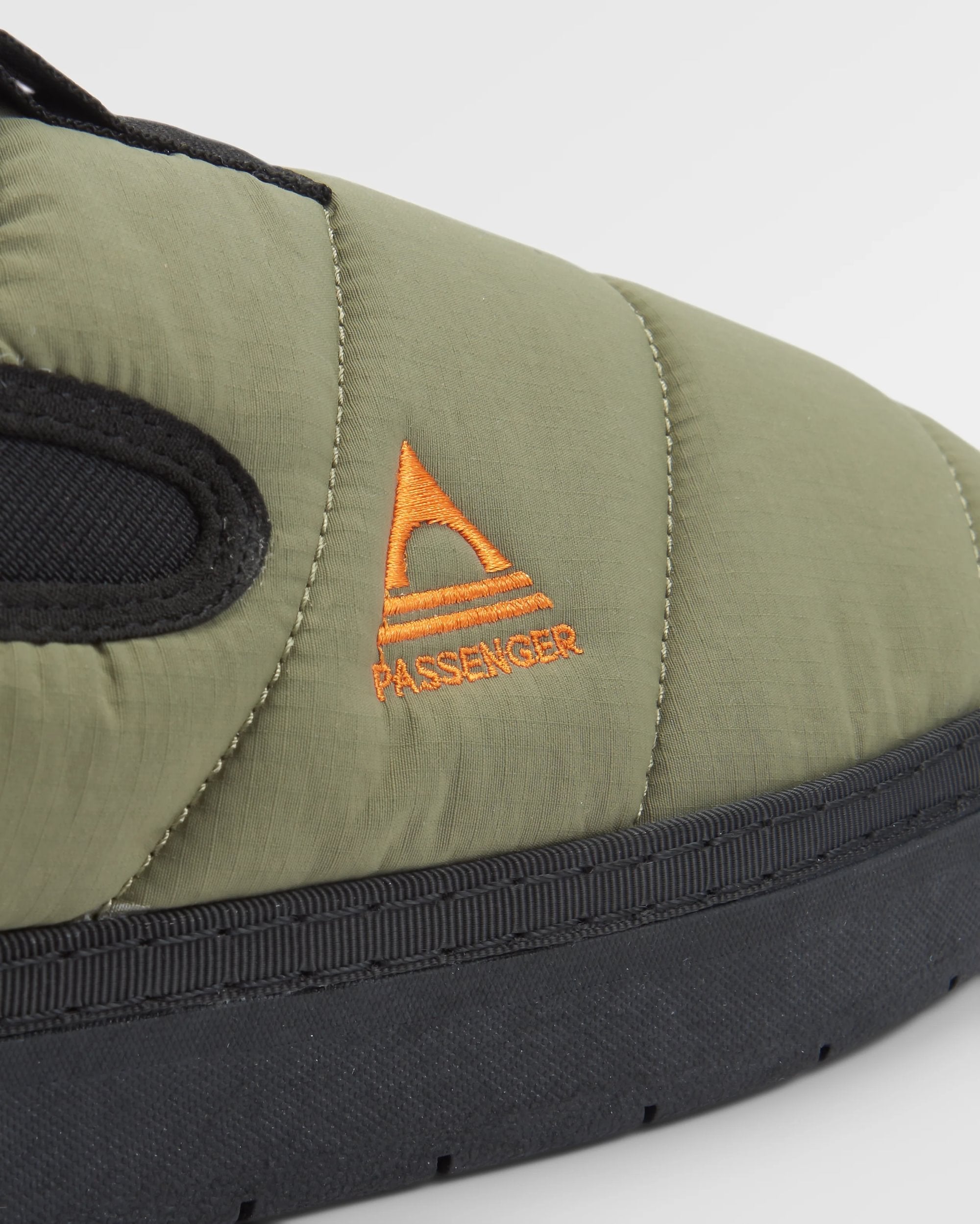 Roamer Men's Slipper - Dusty Olive - Flatlay