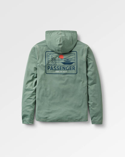 Roamscreen UPF50 Drirelease® Men's Hoodie - Pistachio - Flatlay