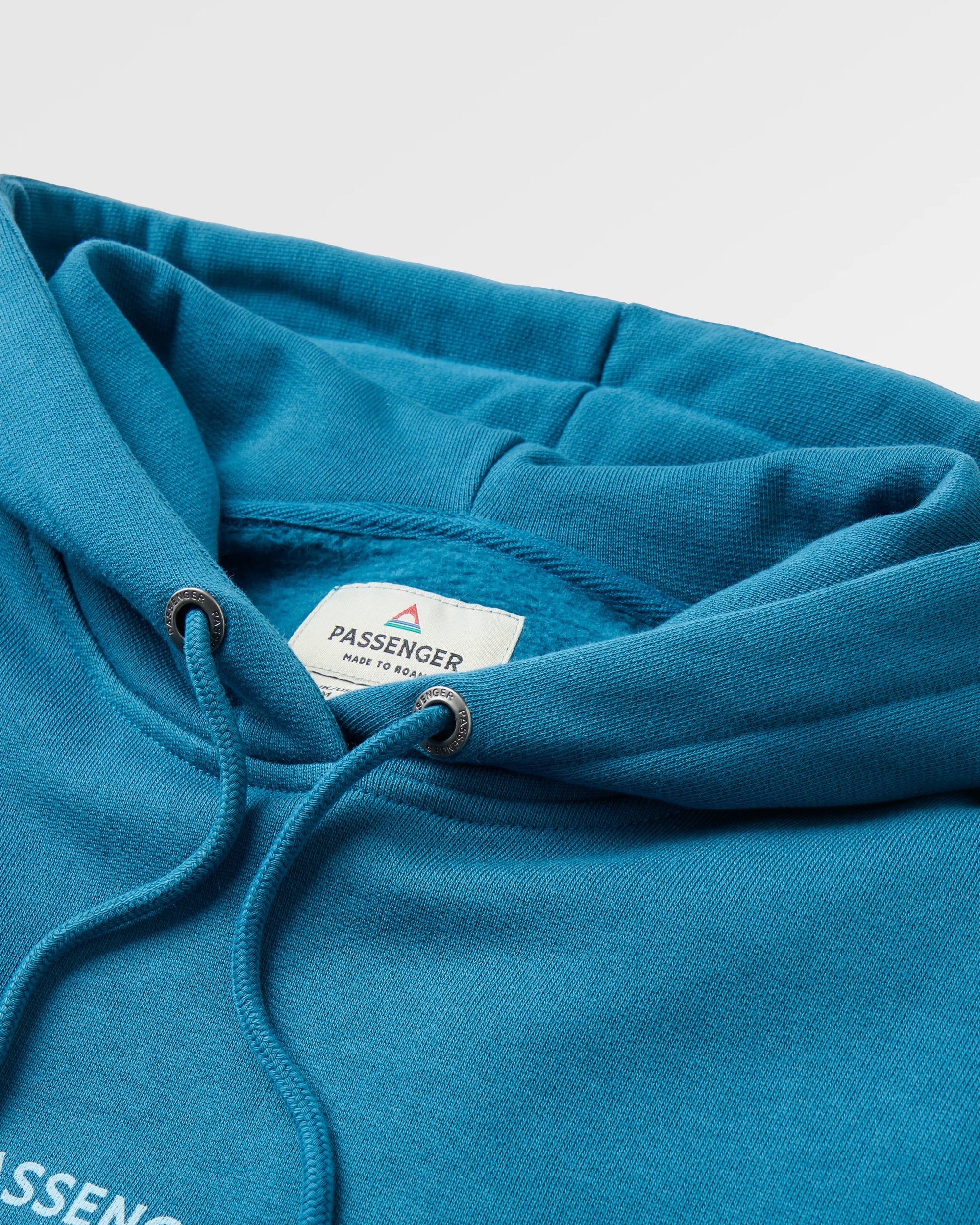 Passenger Relaxed Fit Hoodie - Tidal Blue - Flatlay