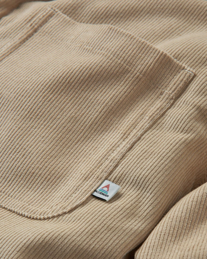 Kodiak 3.0 Sherpa Lined Cord Overshirt - Stone - Flatlay