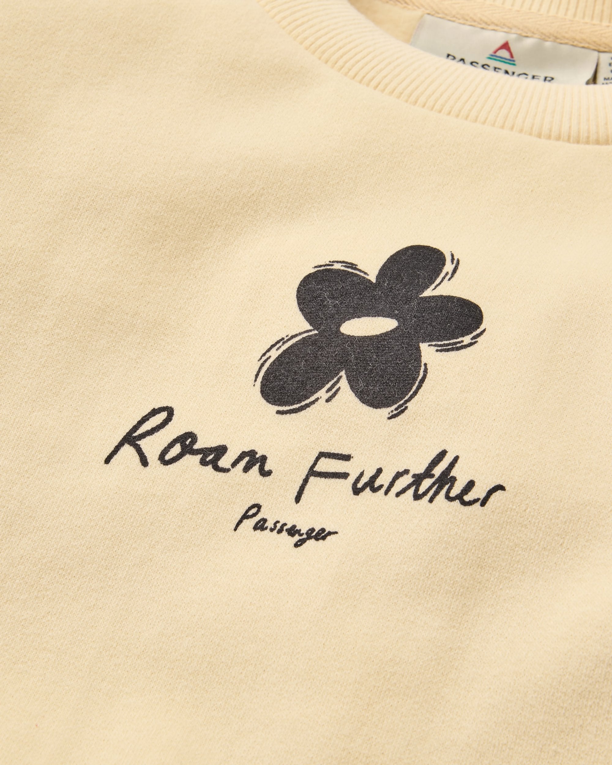 Roam Further Sweatshirt - Birch - Flatlay