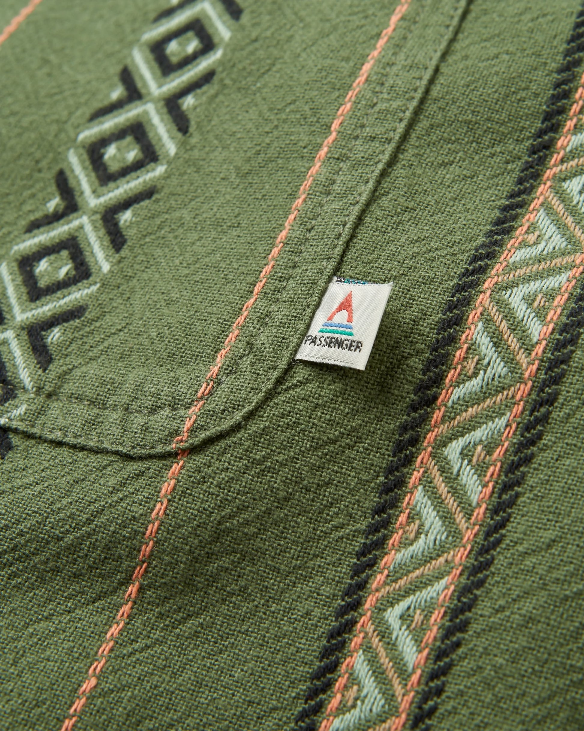 Voyage Jacquard Shirt - Wild Green Stripe