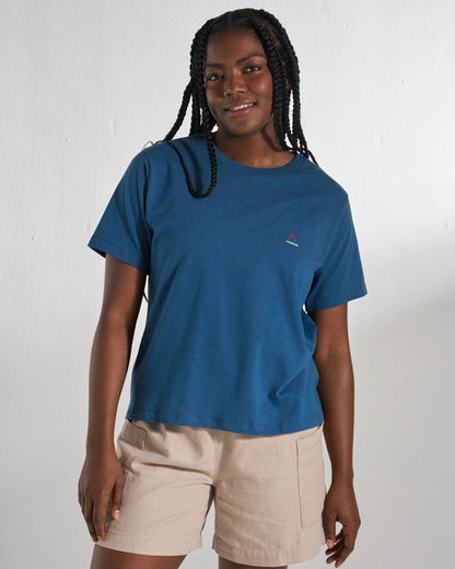 Classic T-Shirt - Dark Denim - Studio Model